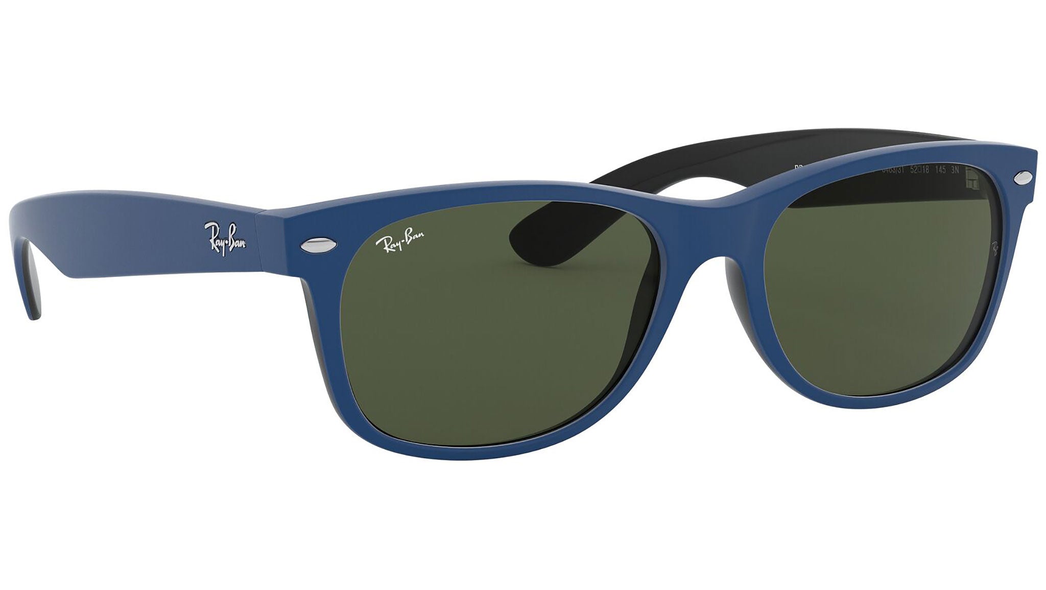Ray-Ban New Wayfarer RB2132 646331 Blue Sunglasses - eye-oo.com