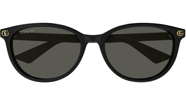 Gucci GG1818SK 001 Black Grey Round Sunglasses - eye-oo.com