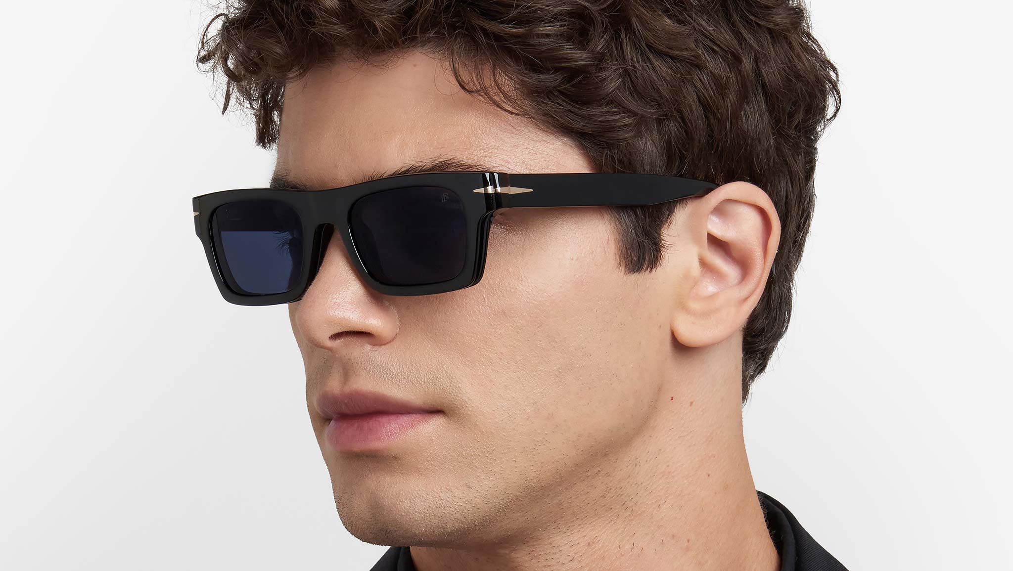 メガビューティS David Beckham DB 7129/CS WR7 C3 Sunglasses Black Havana - eye-oo.com