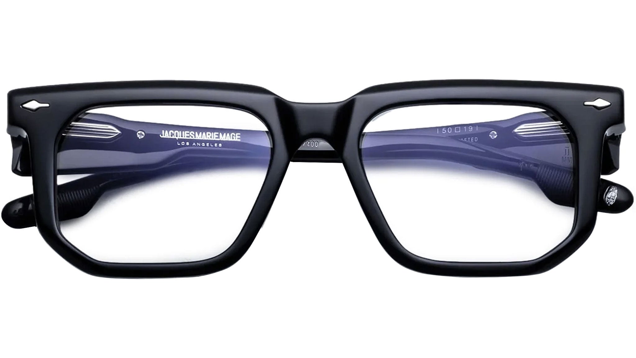 Jacques Marie Mage Yoshi Black RX Optical Frame JMMVUC-88 - eye-oo.com