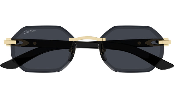 Cartier CT0439S 001 Sunglasses Shiny Gold - eye-oo.com