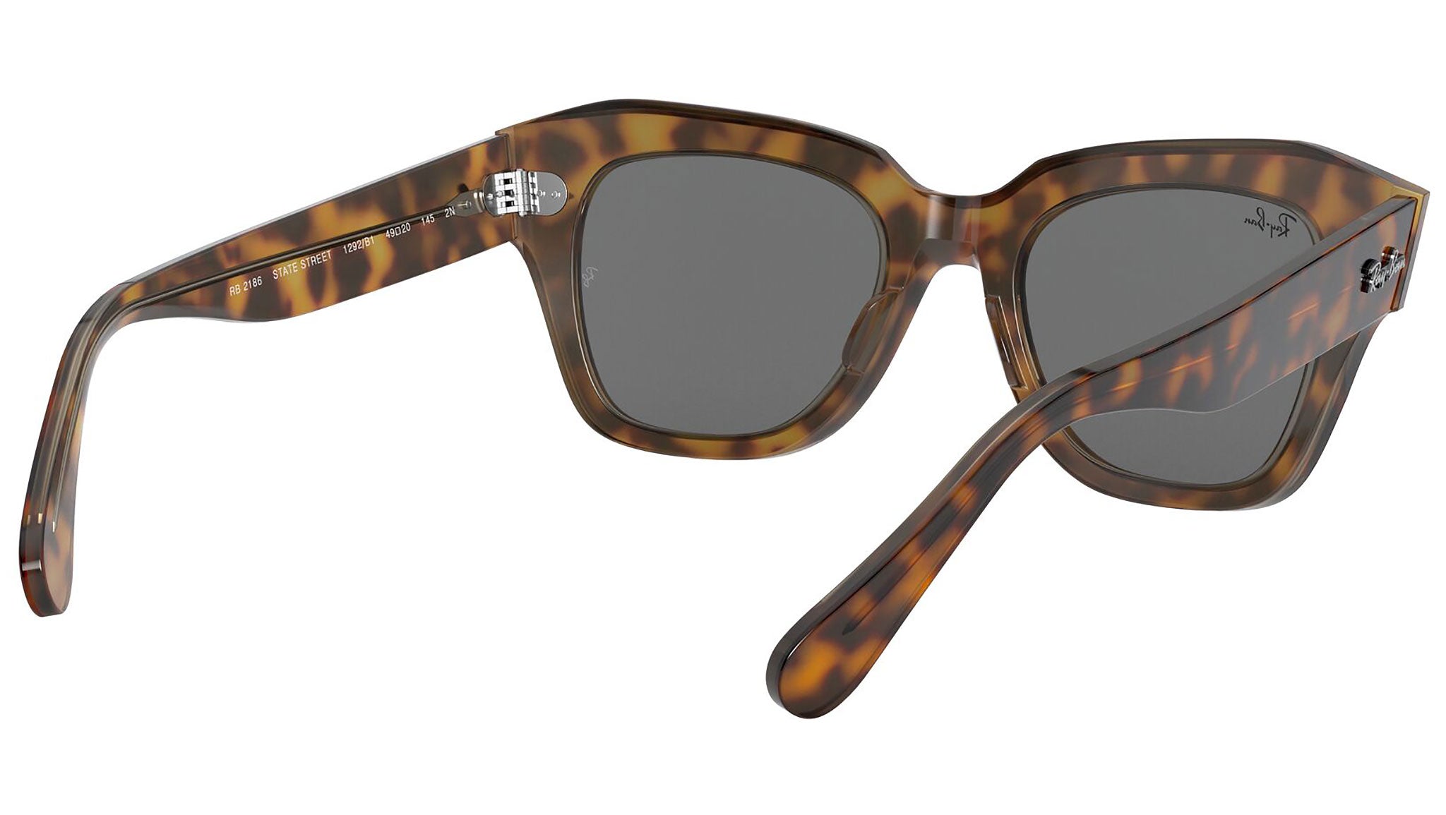 Ray-Ban State Street RB2186 1292B1 Brown Sunglasses - eye-oo.com display picture 3