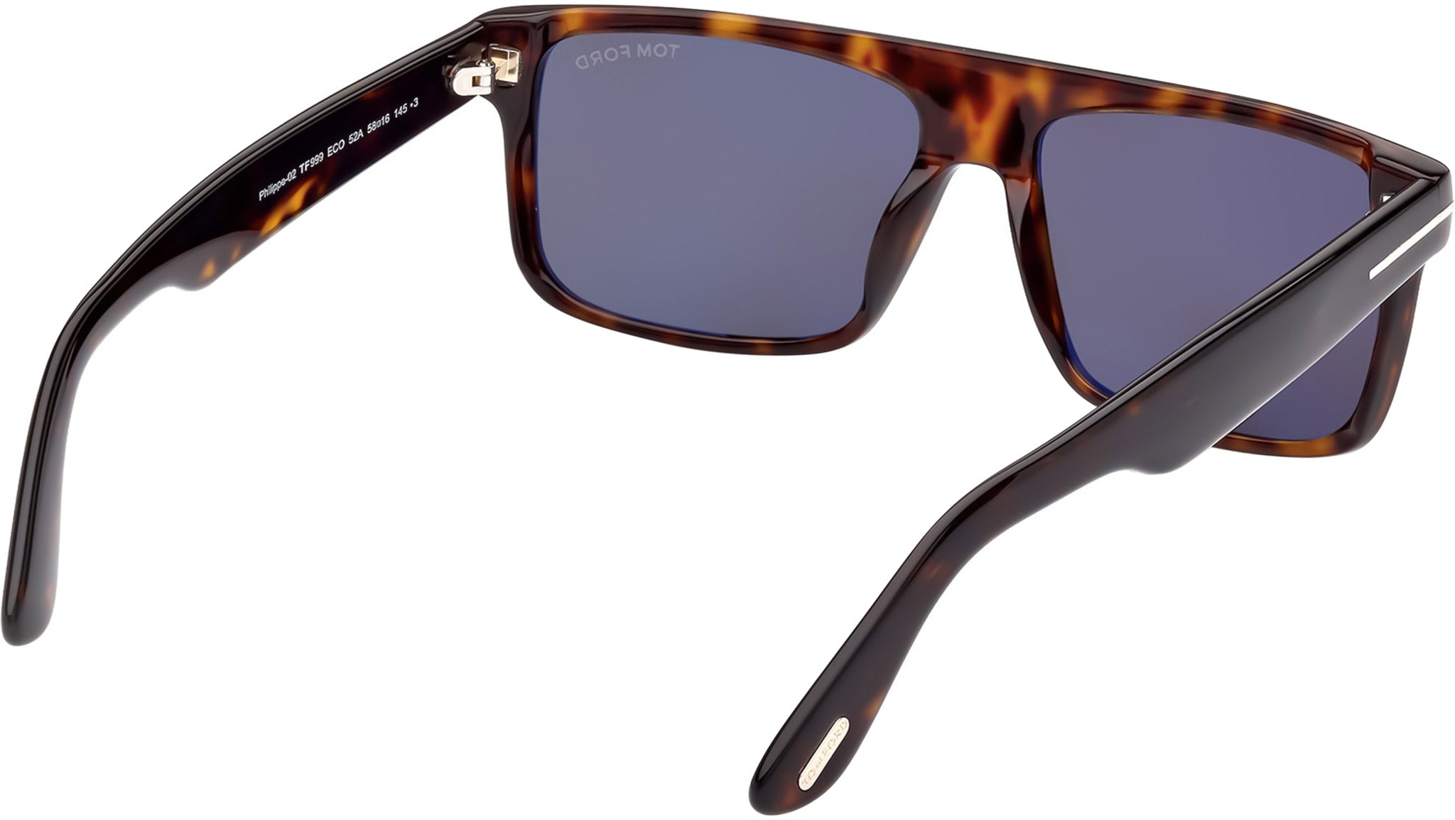 Tom Ford Philippe 02 Sunglasses FT0999 52A Shiny Dark Havana  display picture 3