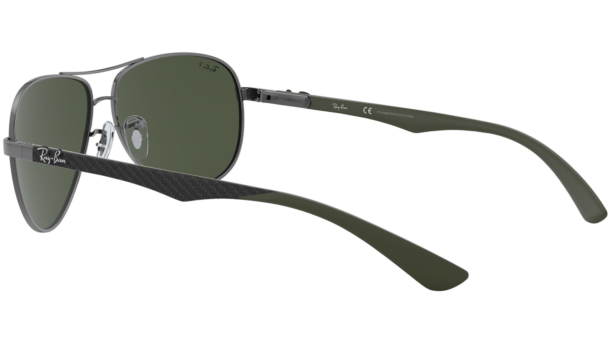 Ray-Ban Carbon Fibre RB8313 004/N5 Gunmetal Sunglasses - eye-oo.com