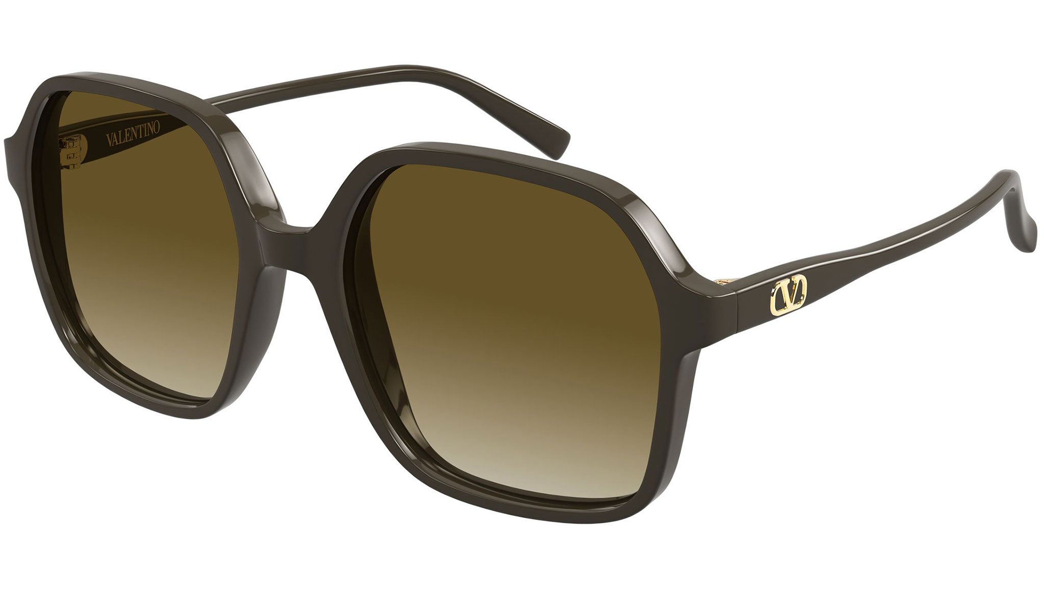 Valentino VG0018S Sunglasses 003 Violet Grey Rectangular - eye-oo.com