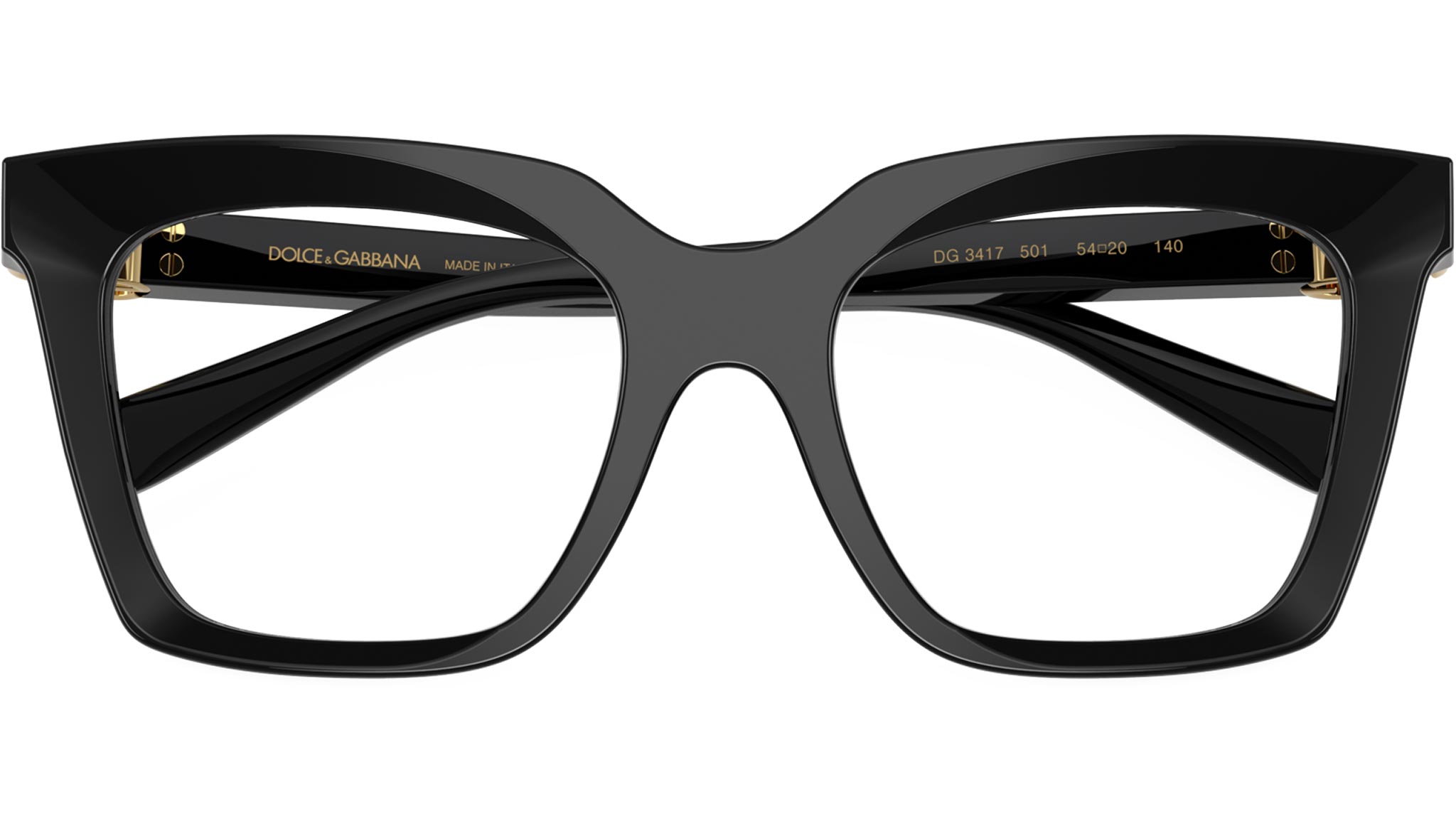 Dolce & Gabbana DG 3417 Glasses 501 Black - eye-oo.com