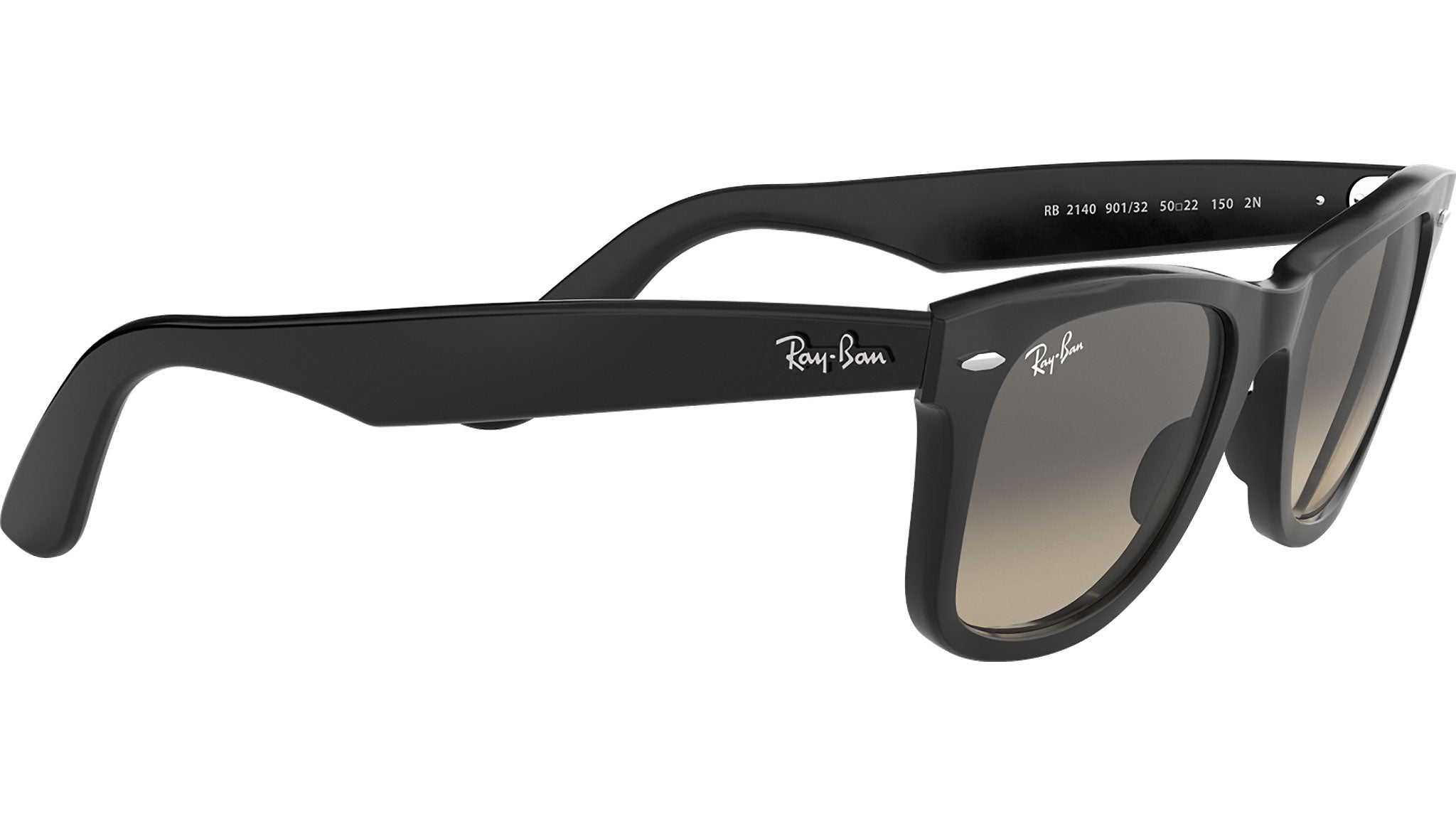 Ray-Ban Wayfarer RB2140 901/32 Black Sunglasses - eye-oo.com