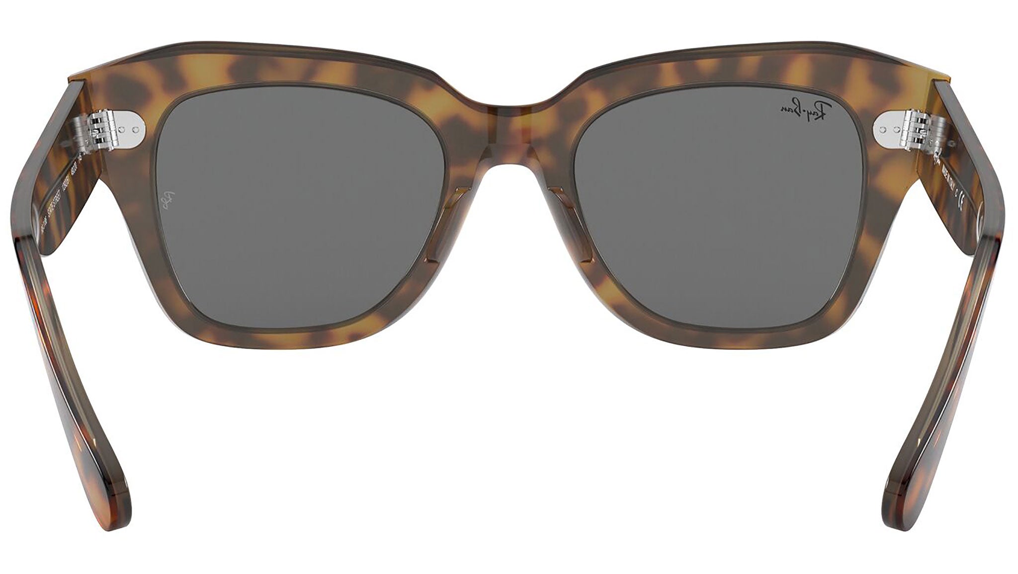 NEW Ray-Ban RB2186 State Street Sunglasses Tortoise With Gradient Brown Lenses Ray-Ban RB2186 State Street Sunglasses - Striped Brown  main image 3
