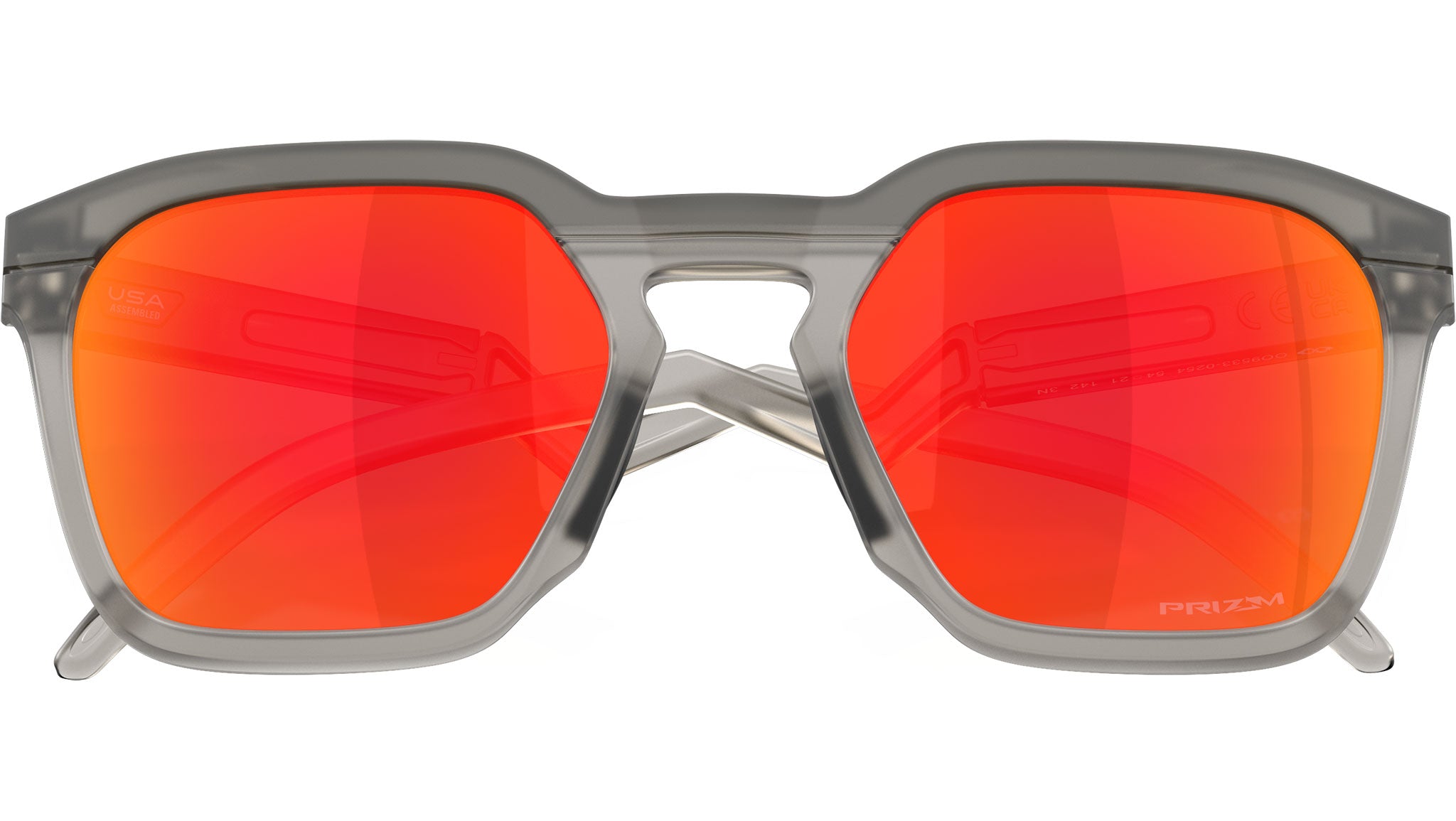 Oakley HSTN SQ Sunglasses OO9533 02 Matte Grey Smoke - eye-oo.com