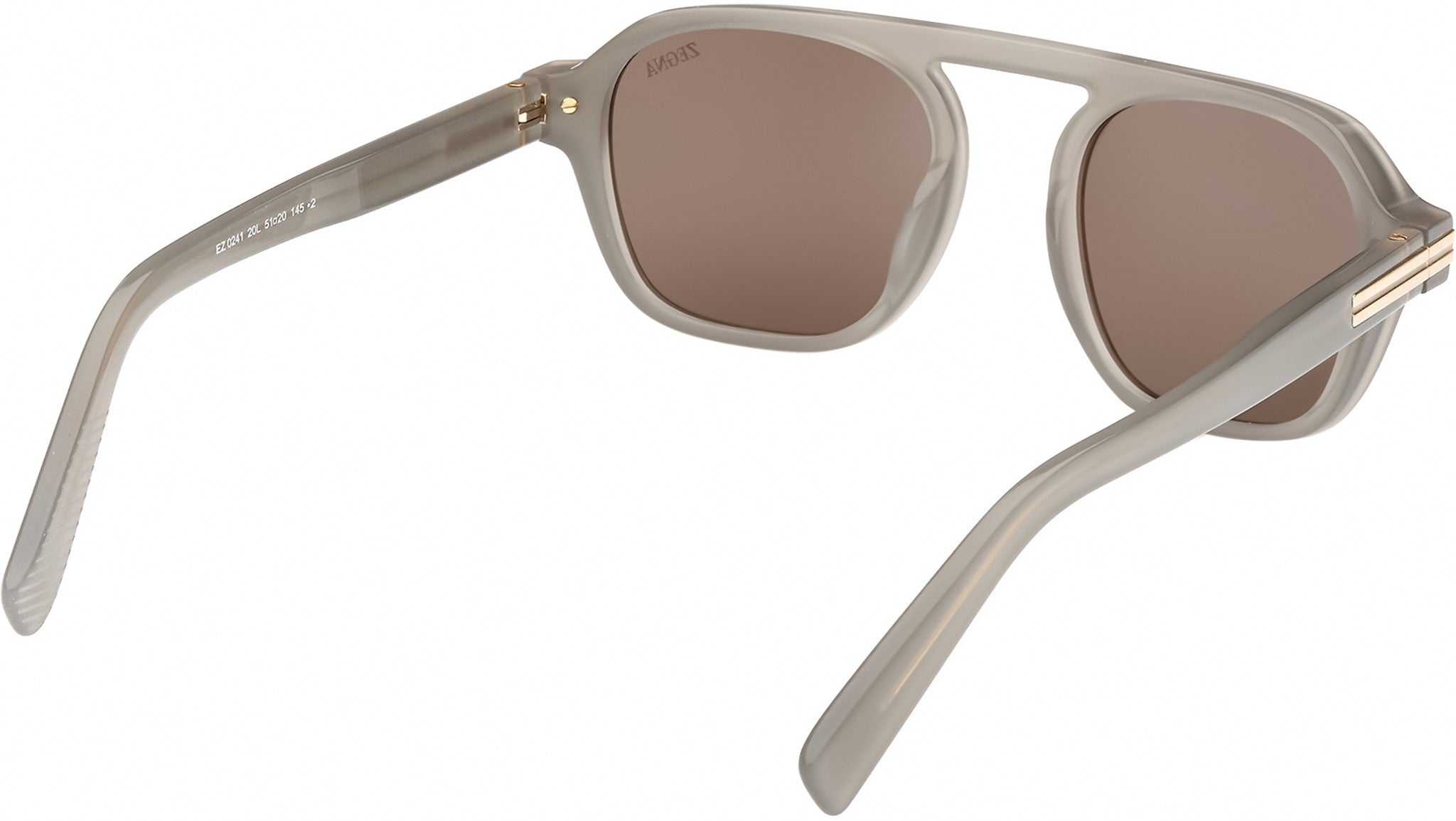 Zegna EZ0241 20L Sunglasses Shiny Grey - eye-oo.com