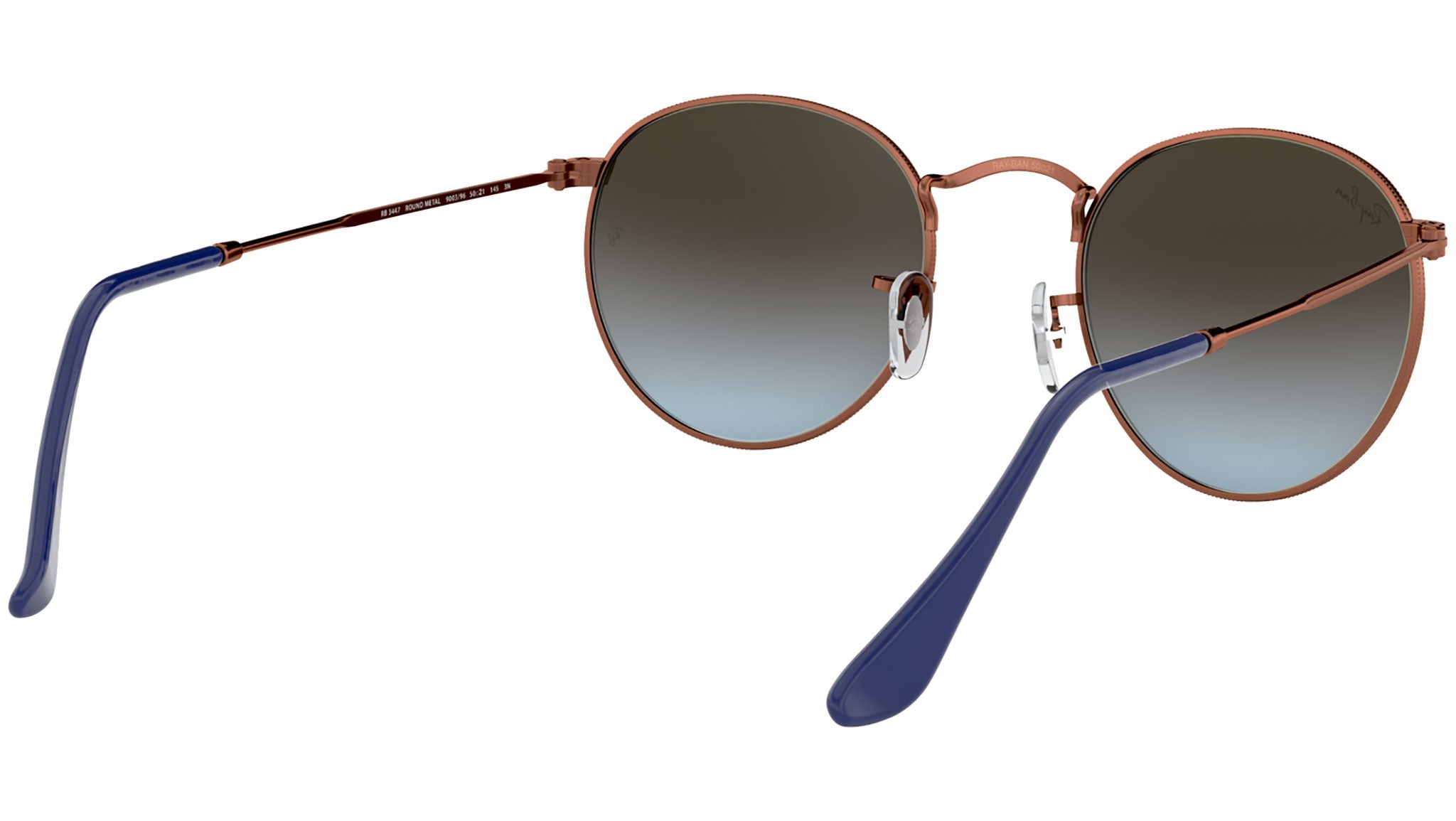 Ray-Ban Round Metal RB3447 900396 Bronze Sunglasses - eye-oo.com
