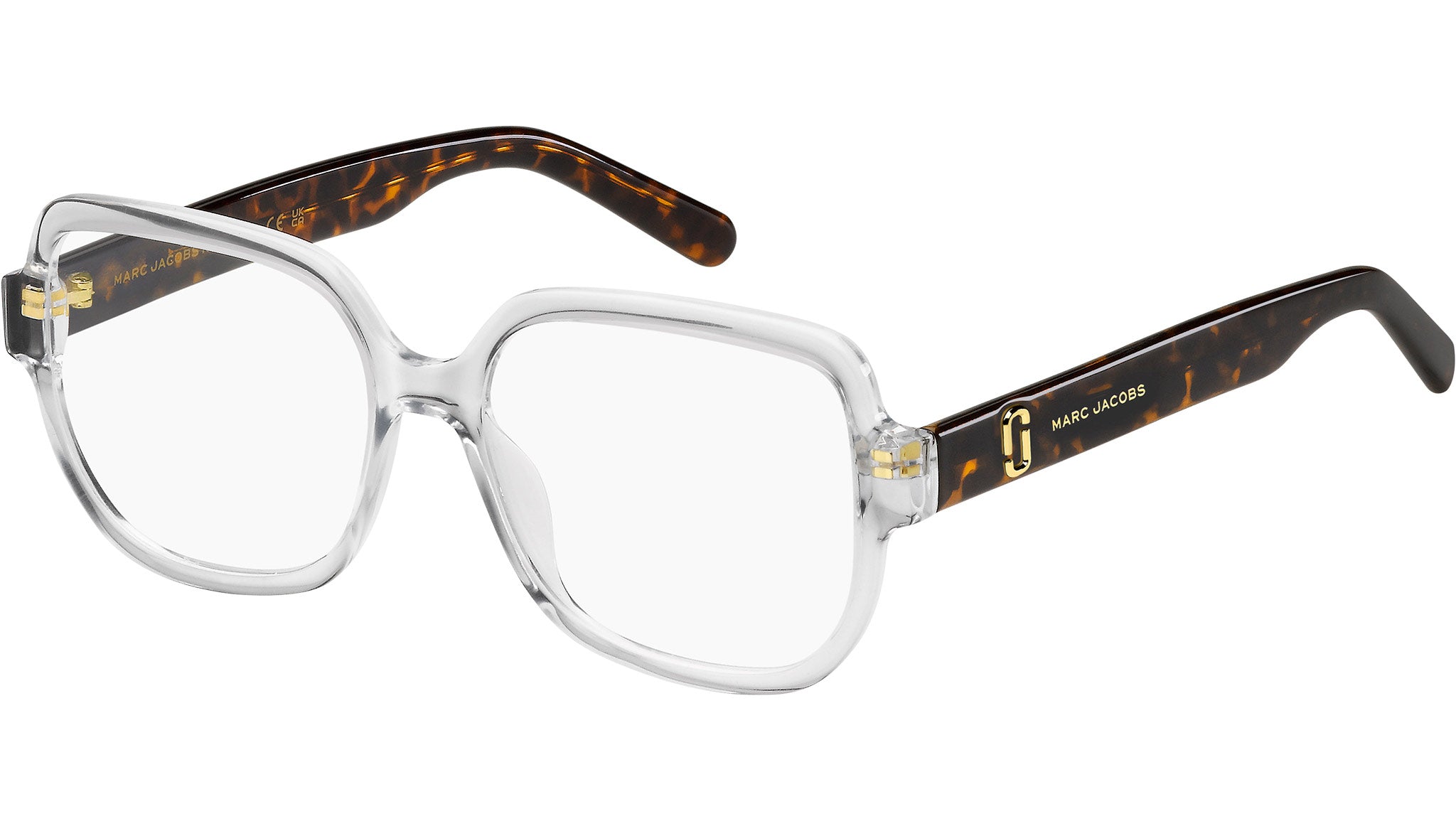 Marc Jacobs スクエアフレムメカネ MARC725 AIO Marc Jacobs MARC 725 AIO Optical Frame Crystal Havana - eye