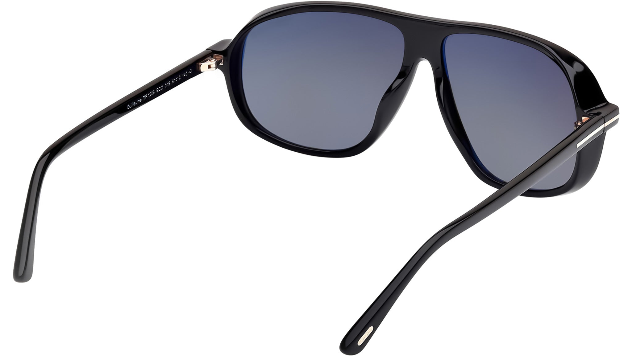 Tom Ford Guillaume Sunglasses FT1208 01B Shiny Black - eye-oo.com