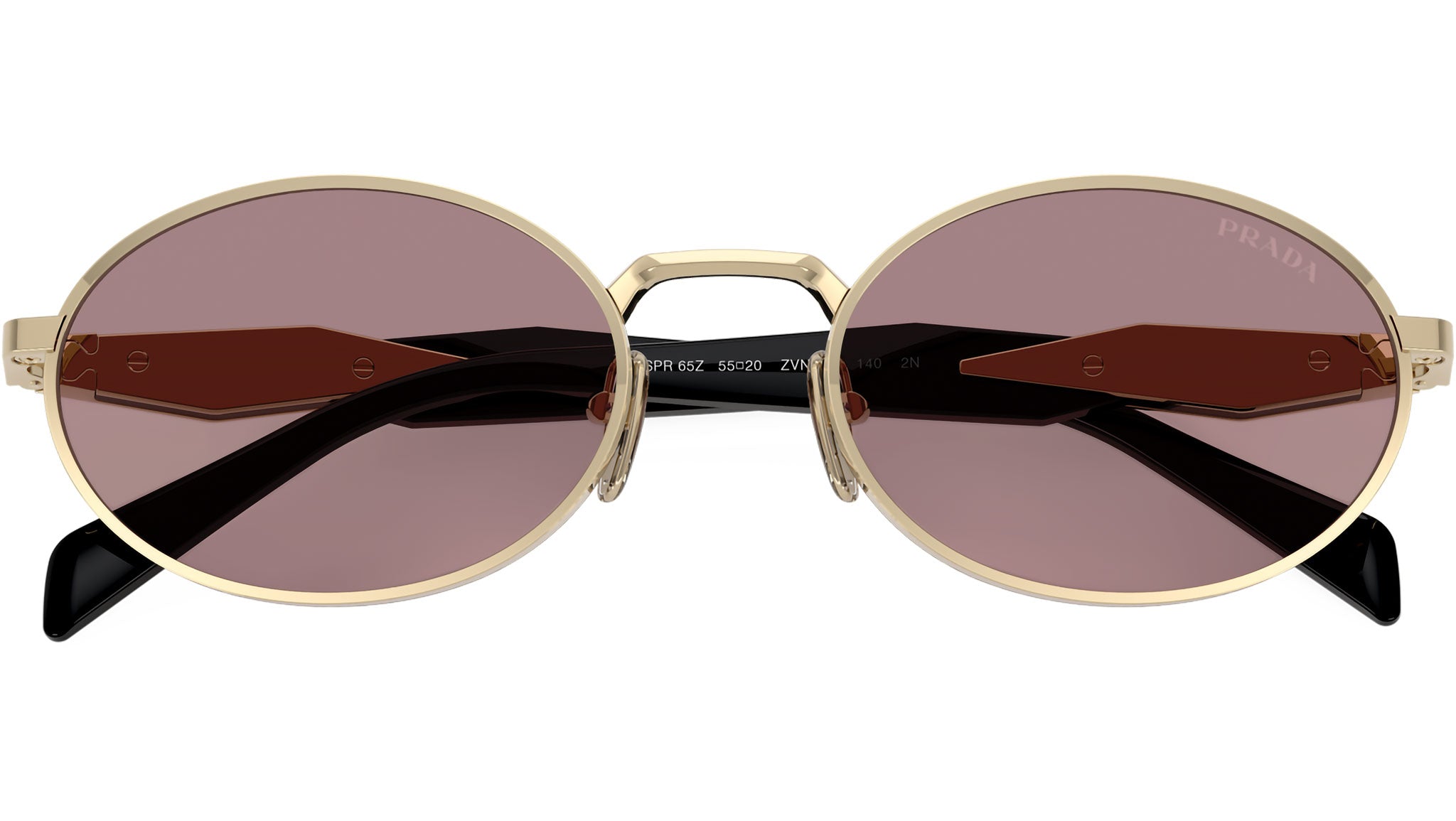 PR 65ZS Prada Sunglasses ZVN20I Pale Gold - eye-oo.com