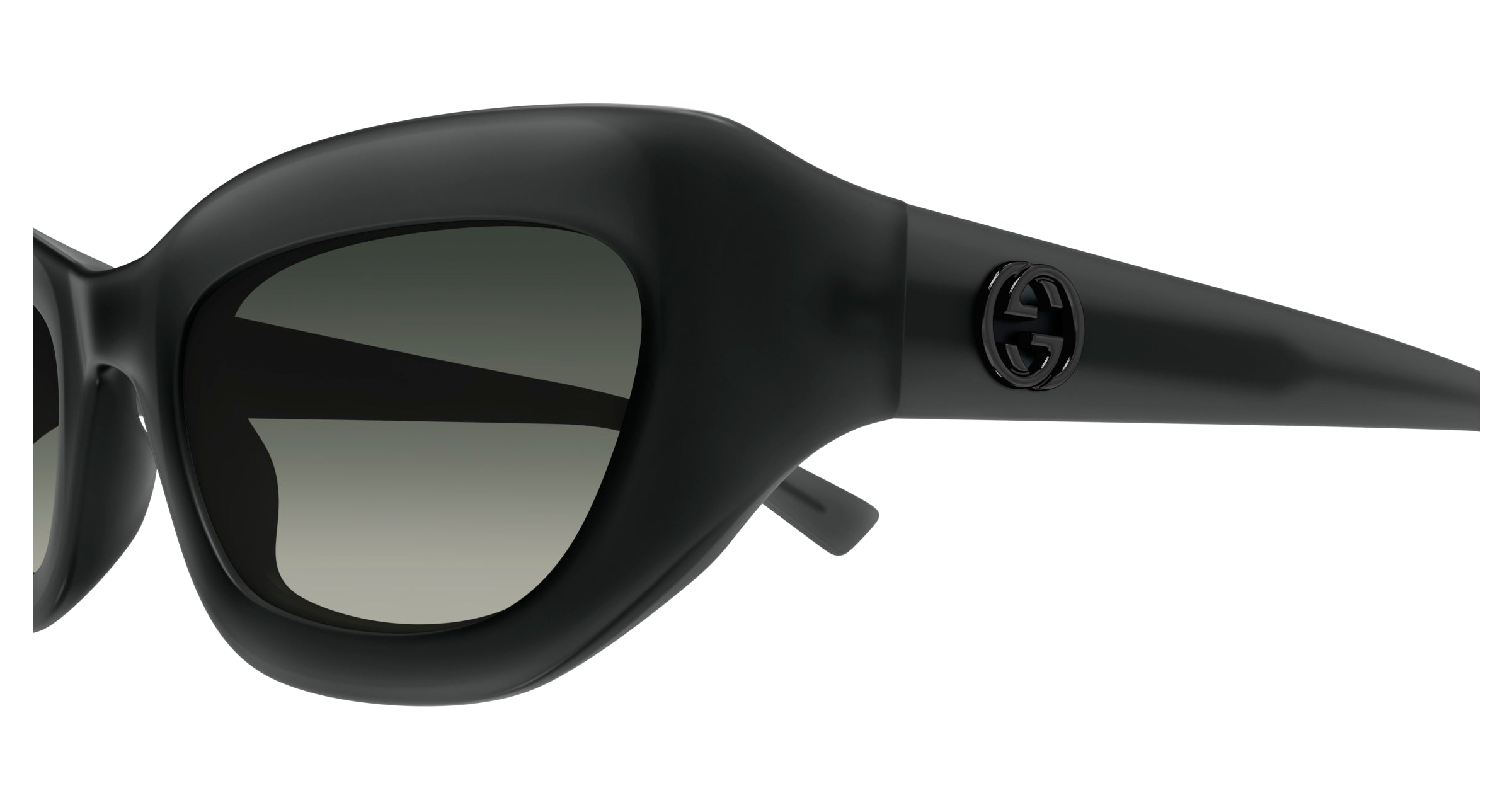 Gucci GG1784S 001 Grey Cat Eye Sunglasses - eye-oo.com