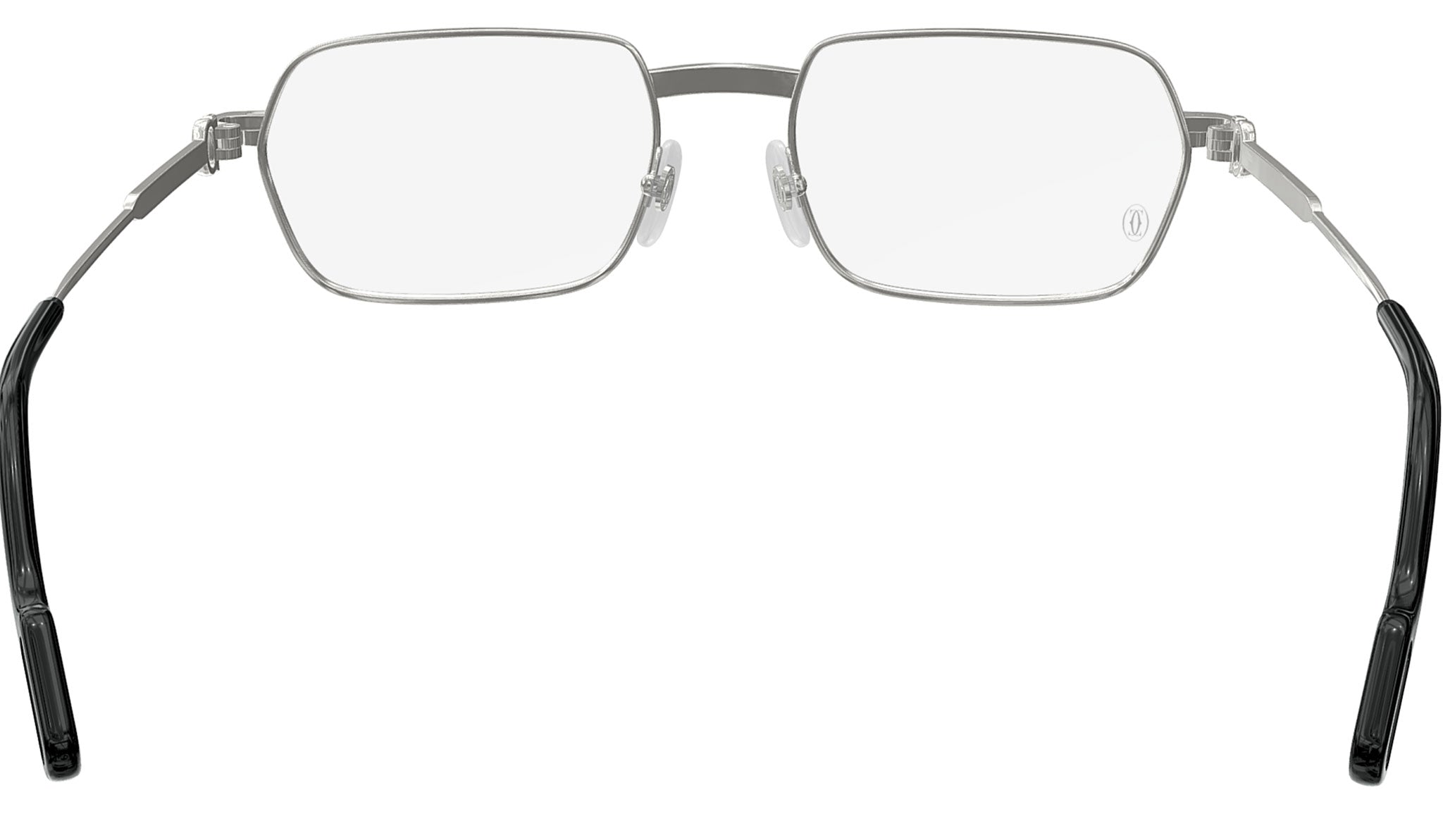 Cartier Première CT0483O Eyeglasses 002 Shiny Silver - eye-oo.com