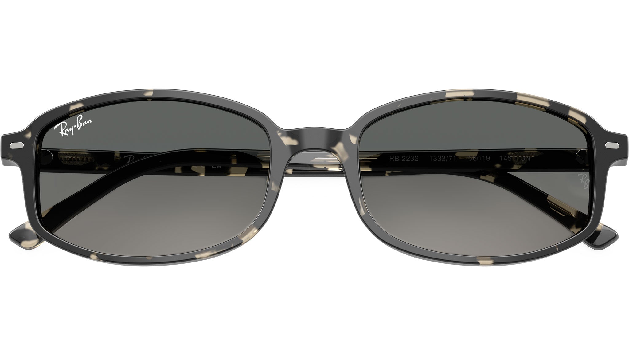 Sam RB2232 Ray-Ban Sunglasses 133371 Grey Havana - eye-oo.com display picture 2