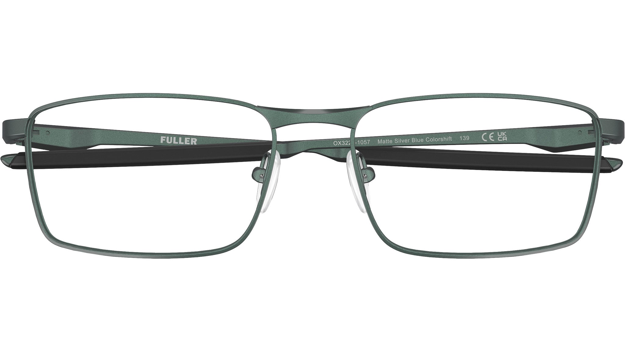 Oakley Fuller OX3227 322710 Optical Frame Dark Matte Silver / Blue