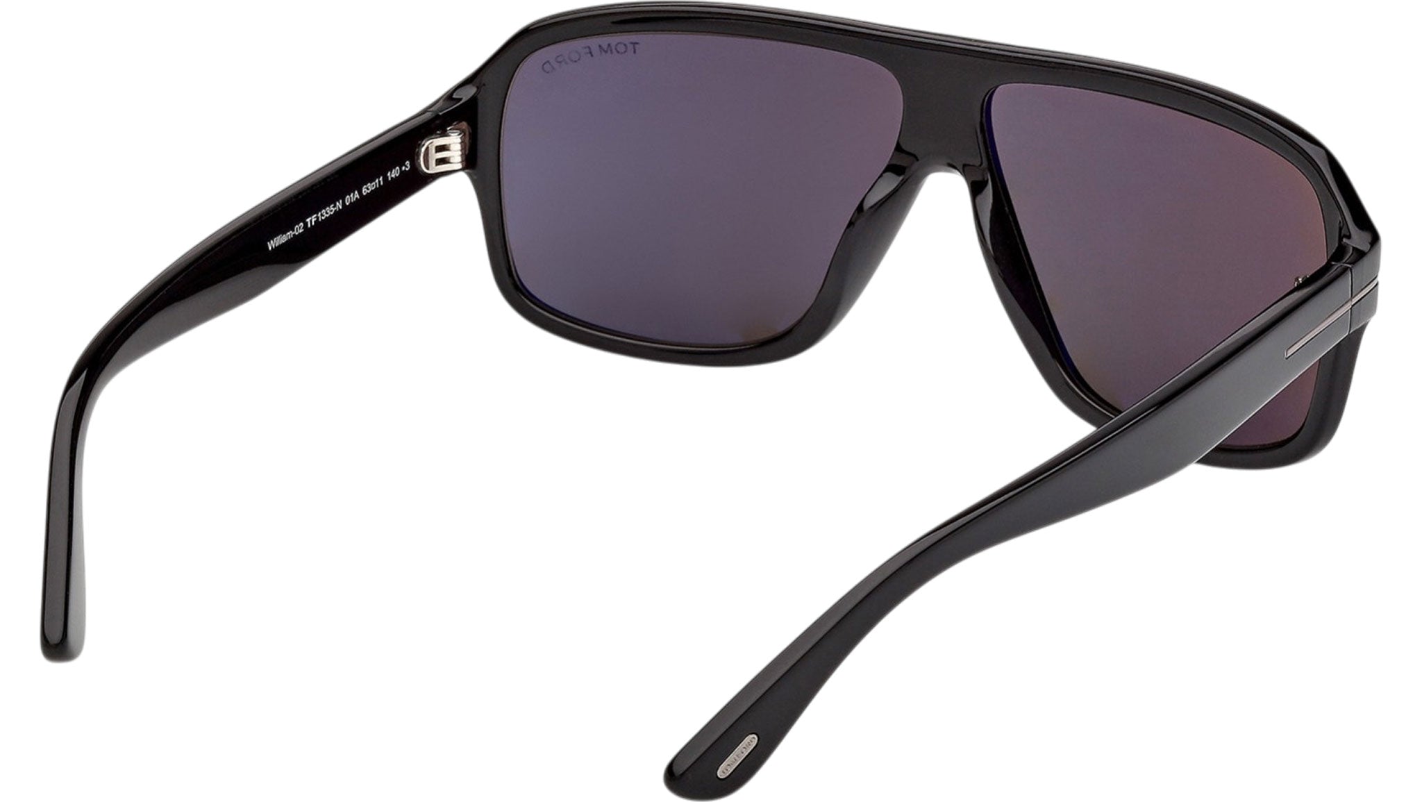 Tom Ford William-02 Sunglasses FT1335 01A Shiny Black - eye-oo.com
