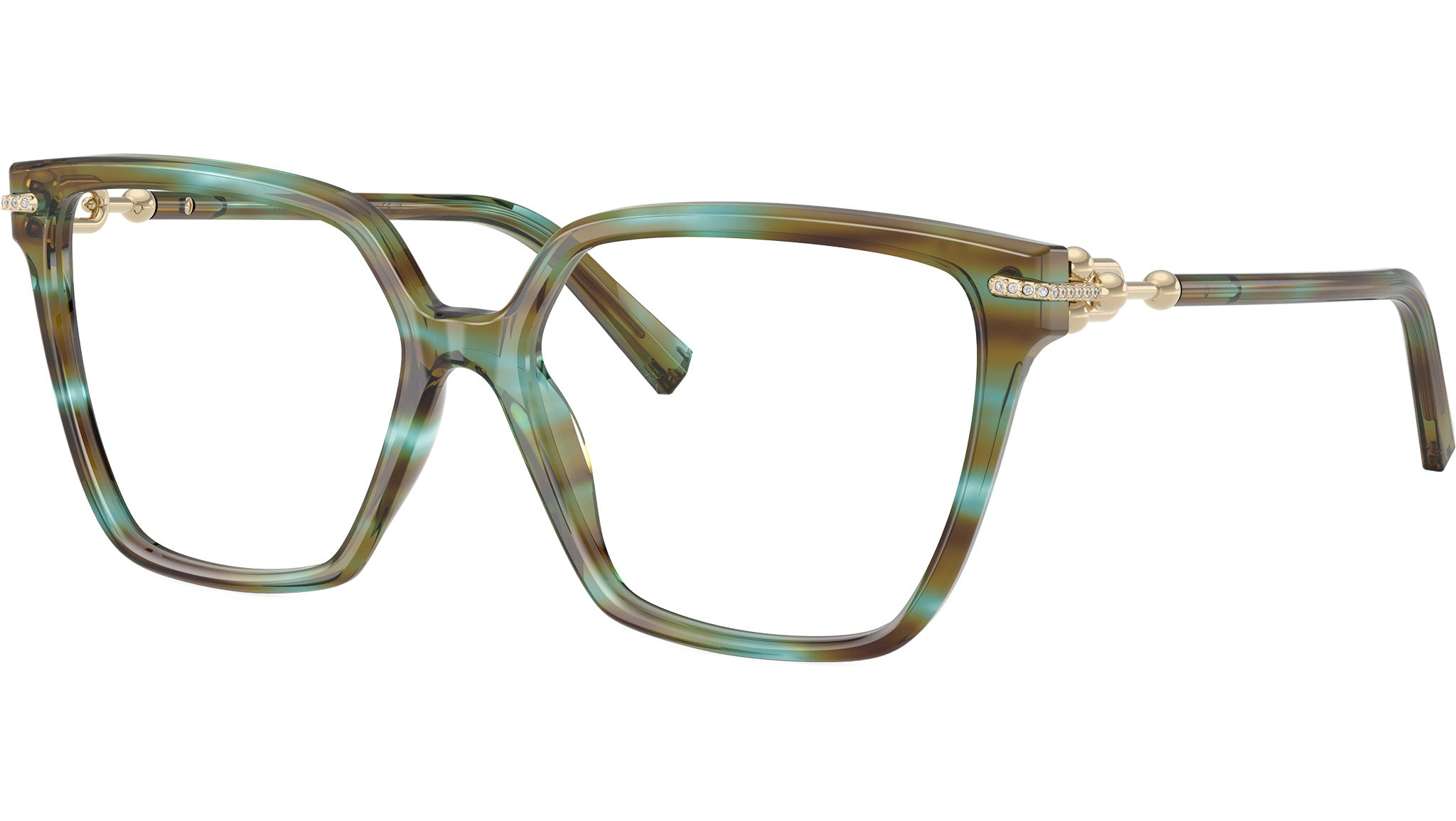 TF2192 Tiffany Glasses 8055 Black On Tiffany Blue - eye-oo.com