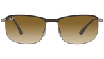 RB3671 920351 brown on gunmetal