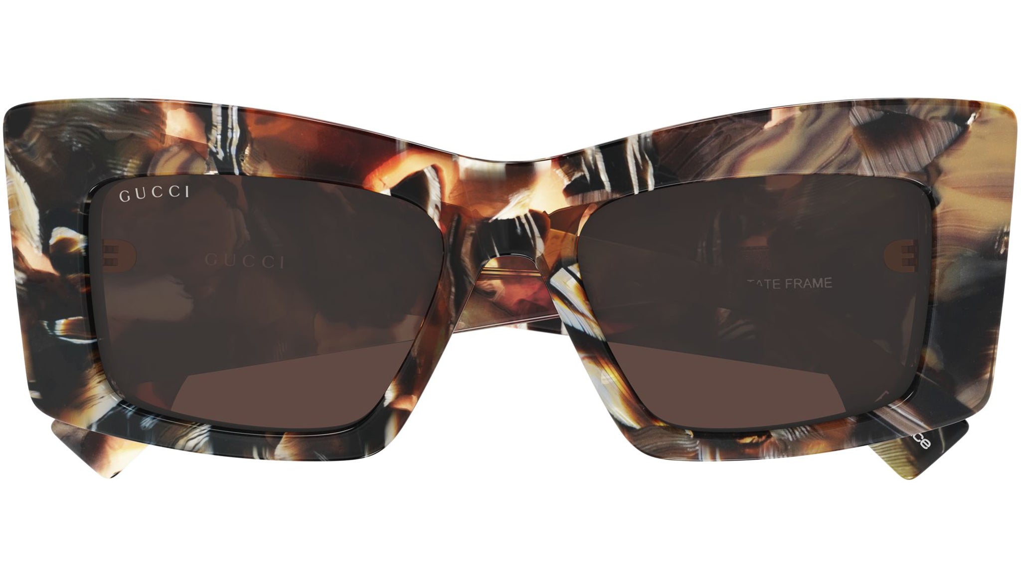 Gucci GG2268S 001 Havana Cat Eye Sunglasses - eye-oo.com