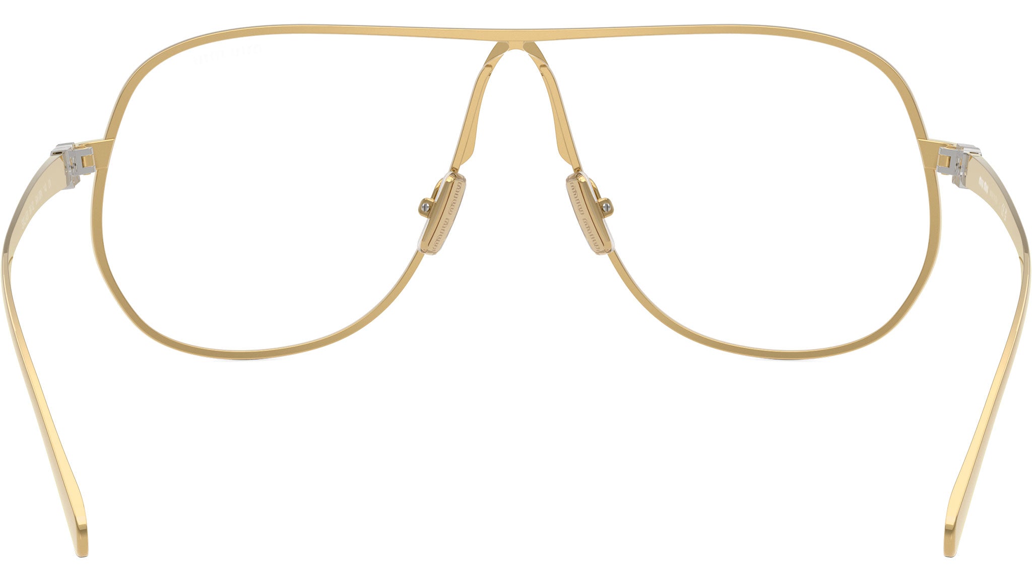 Miu Miu MUA56S Sunglasses 5AK08N Gold - eye-oo.com