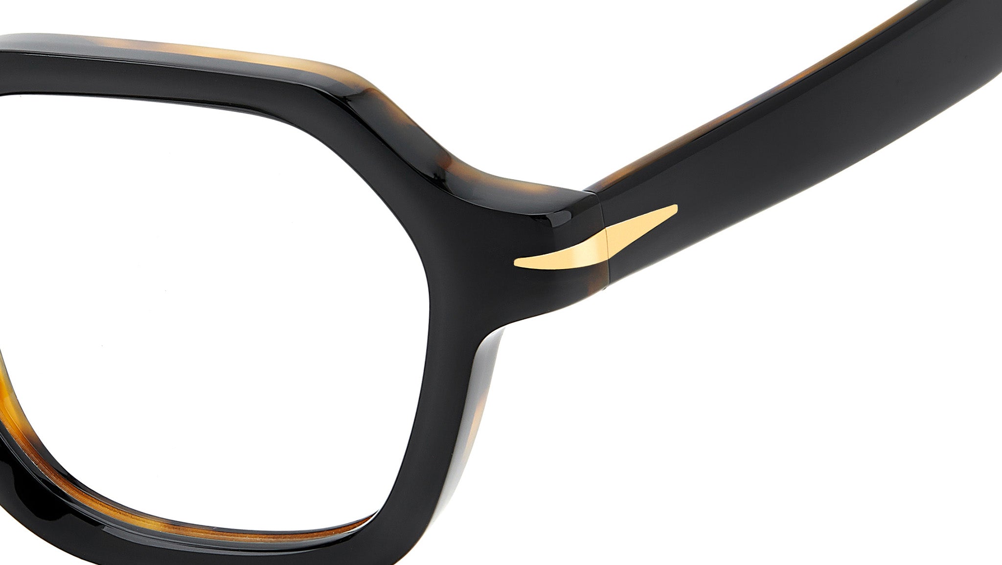David Beckham DB 7140 WR7 Optical Frame Black Havana - eye-oo.com
