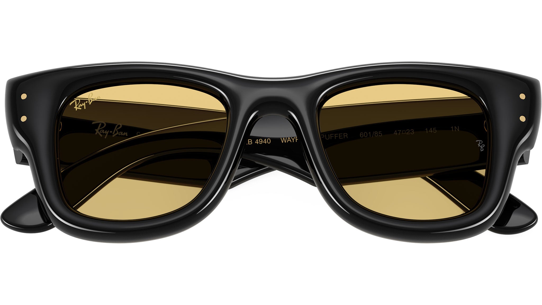 Wayfarer Puffer RB4940 Ray-Ban Sunglasses 601/85 Black - eye-oo.com