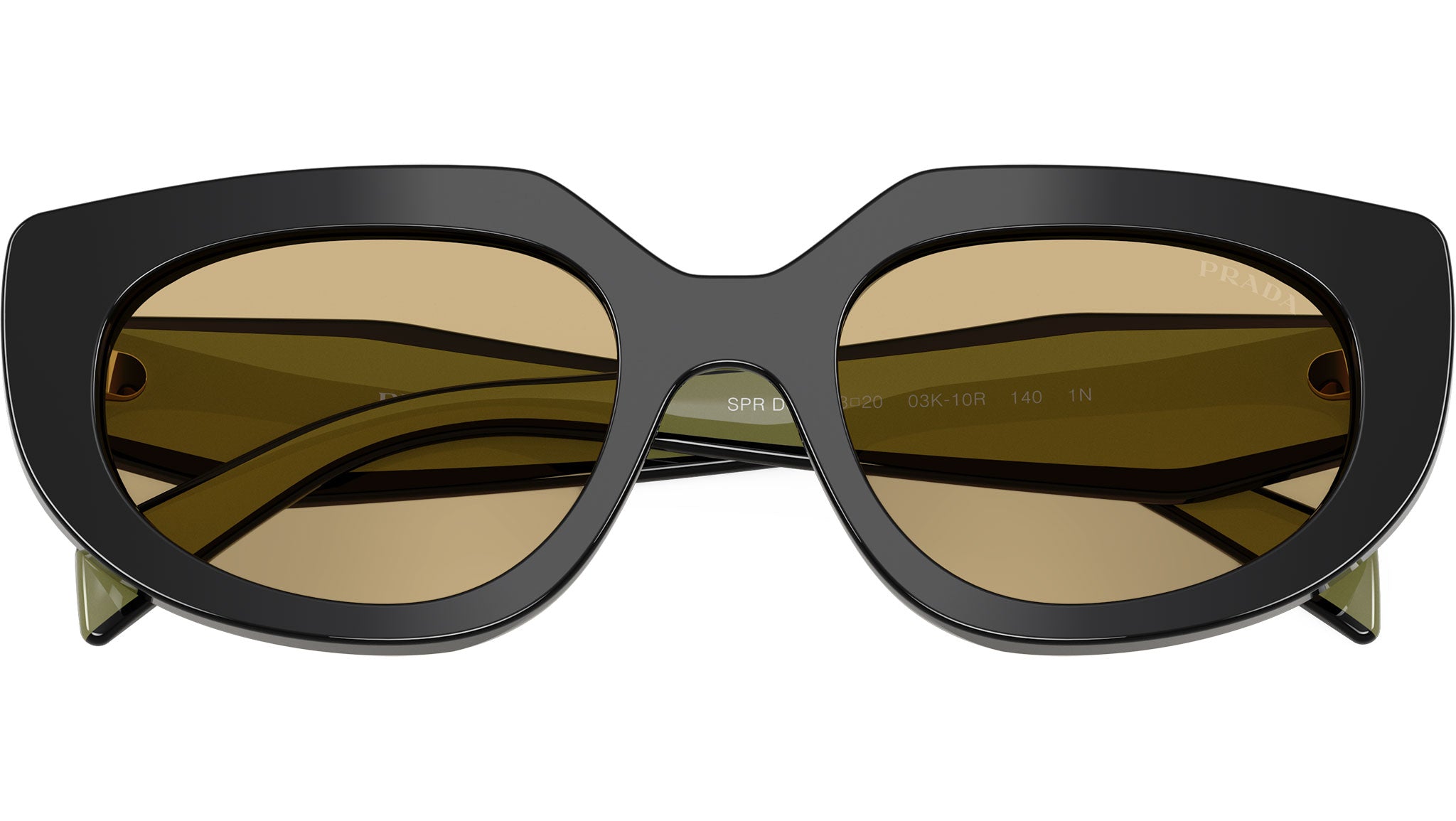 PR D02S Prada Sunglasses 03K10R Black - eye-oo.com