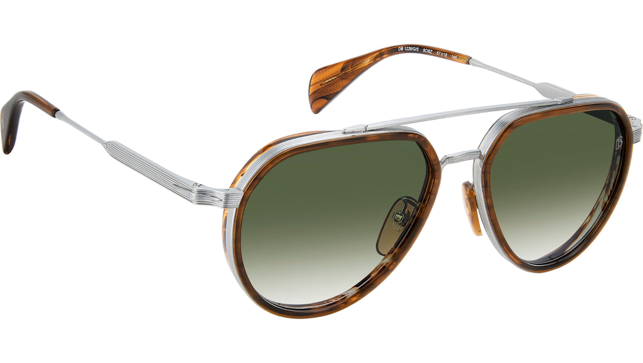 David Beckham DB 1226/G/S 9CI 8Z Sunglasses Palladium Brown - eye