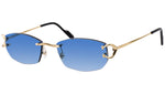 CT0344O shiny gold Custom Lens gradient