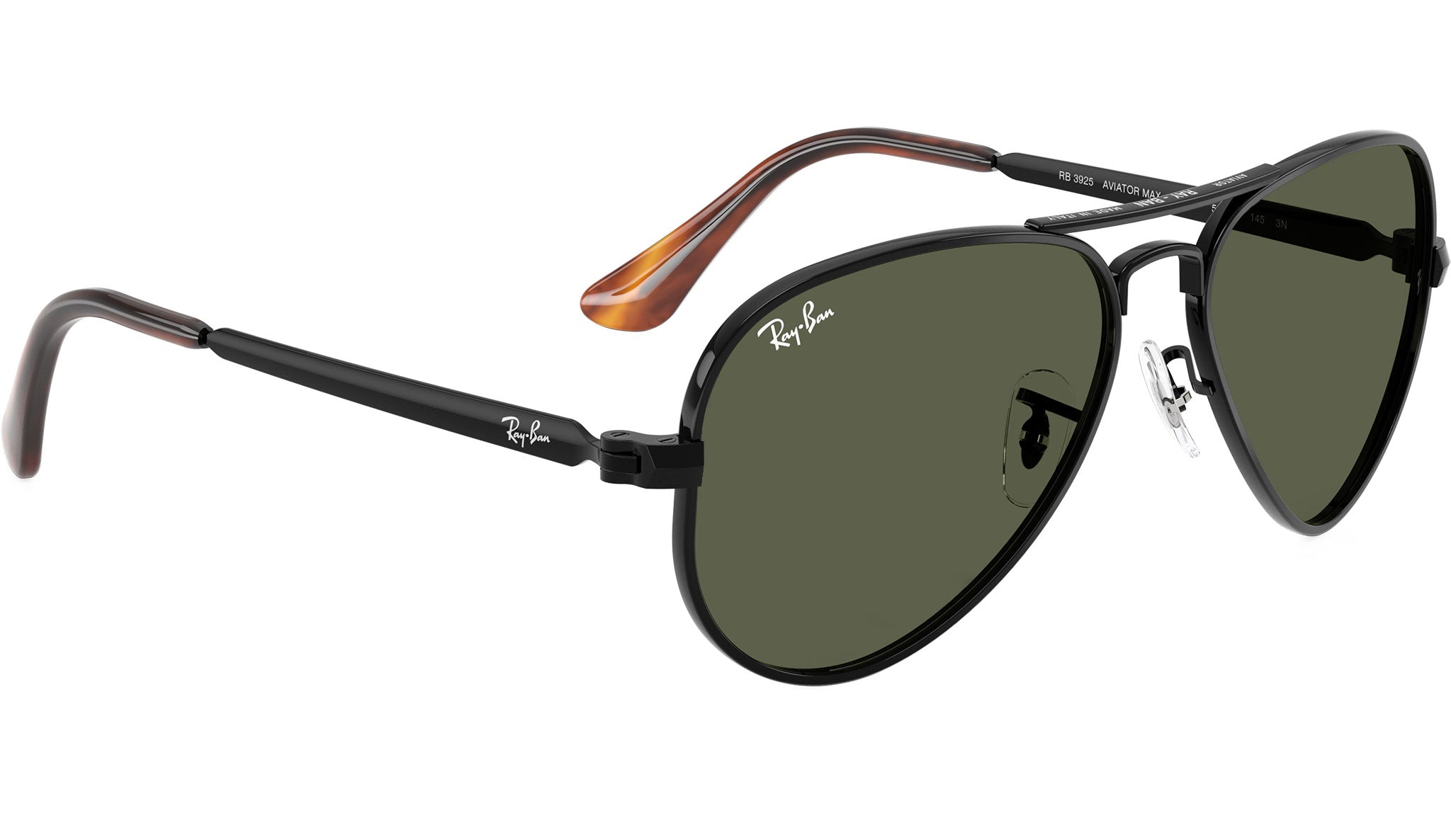 Aviator Max RB3925 Ray-Ban Sunglasses 002/31 Black - eye-oo.com