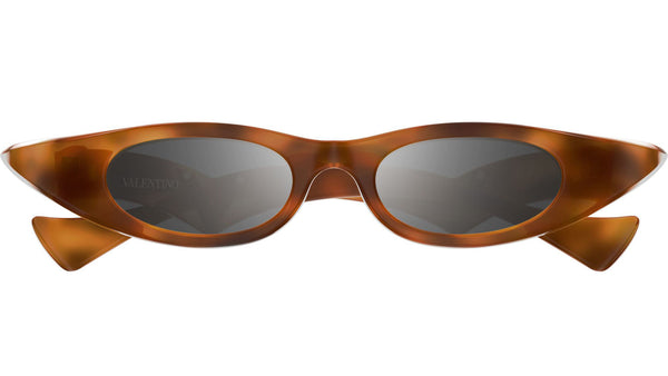 Valentino VG0045S Sunglasses 003 Havana Grey Extra Geometric - eye