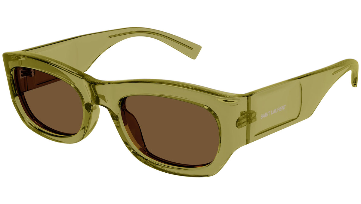 SL 713 Saint Laurent Sunglasses 004 Shiny Green - eye-oo.com display picture 1