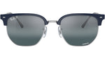 New Clubmaster RB4416 6656G6 blue on silver