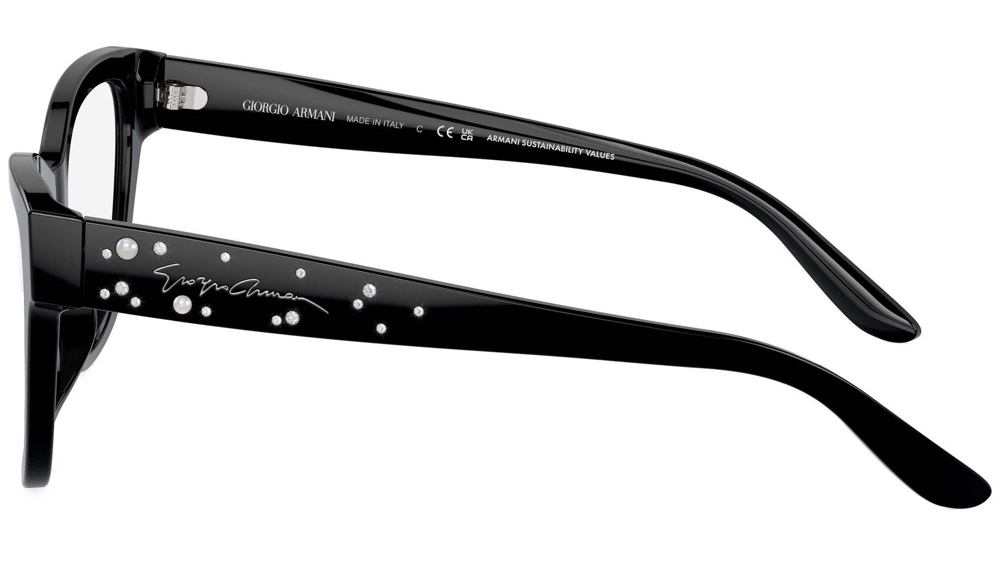 Armani AR 7260BU Optical Frame 5001 Black - eye-oo.com