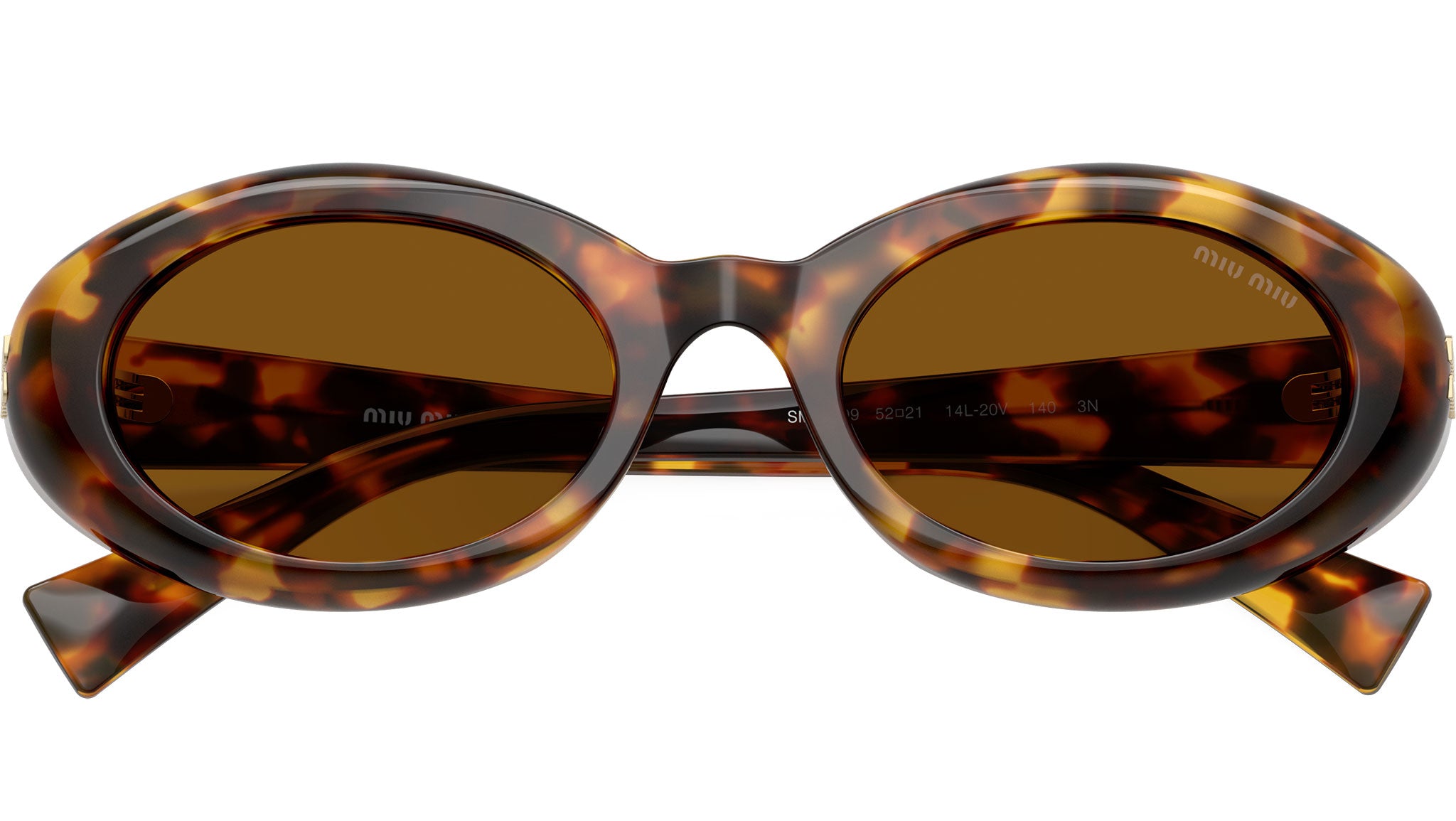 Miu Miu MUB09S Sunglasses 14L20V Honey Havana - eye-oo.com