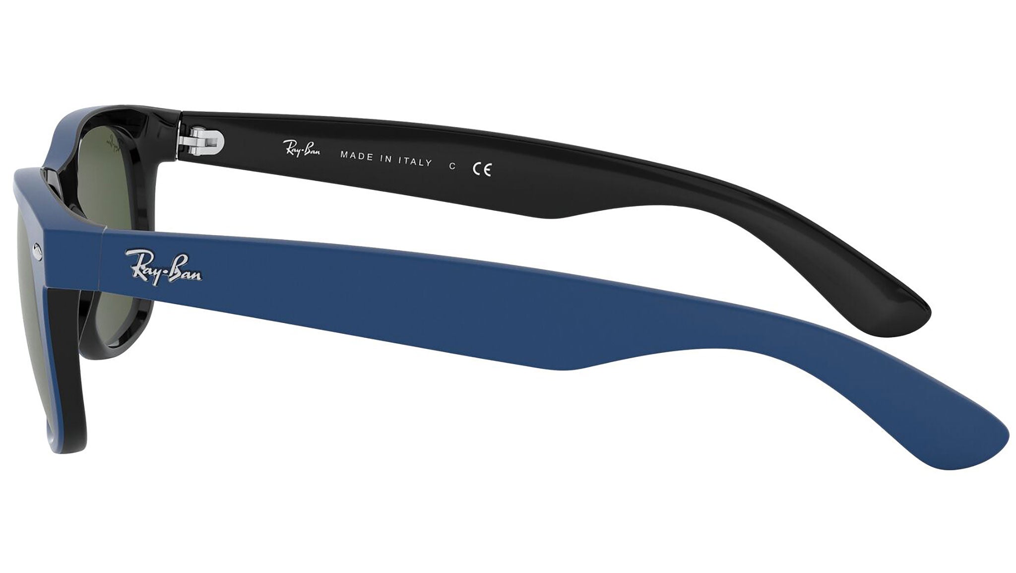 Ray-Ban New Wayfarer RB2132 646331 Blue Sunglasses - eye-oo.com