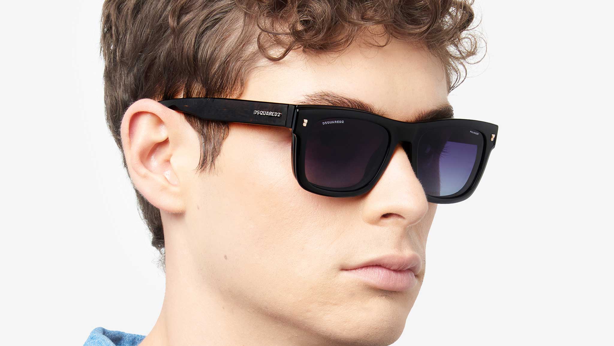 2-2.3 dsqjared2 dsqaured sunglasses round eye Dsquared2 Sunglasses D2 0168/S/SE 000 JO Rose Gold - eye-oo.com main image 3
