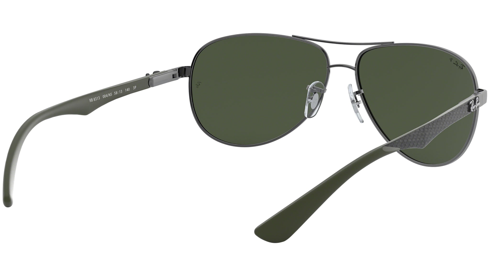 Ray-Ban Carbon Fibre RB8313 004/N5 Gunmetal Sunglasses - eye-oo.com