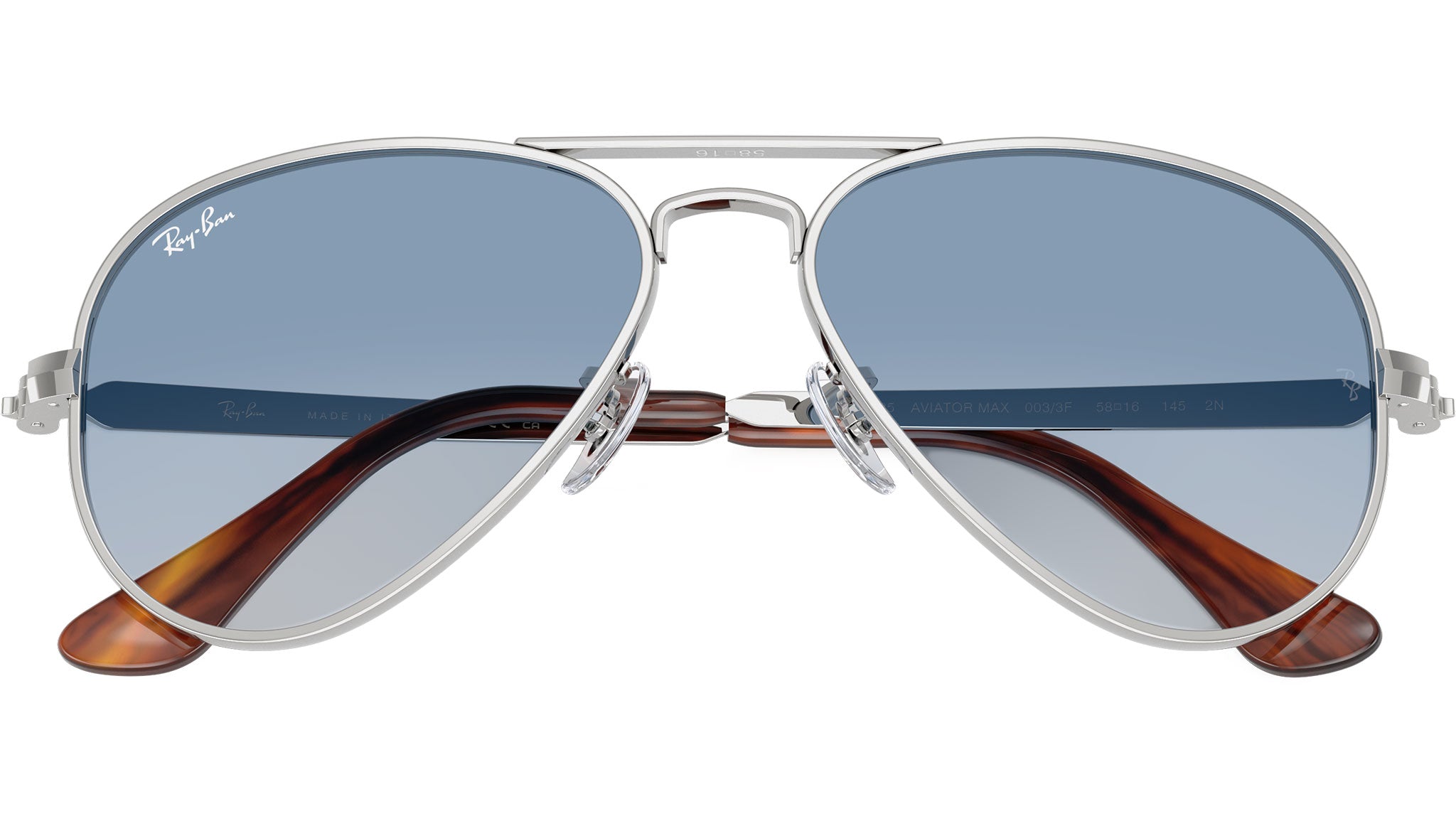 Aviator Max RB3925 Ray-Ban Sunglasses 003/3F Silver - eye-oo.com