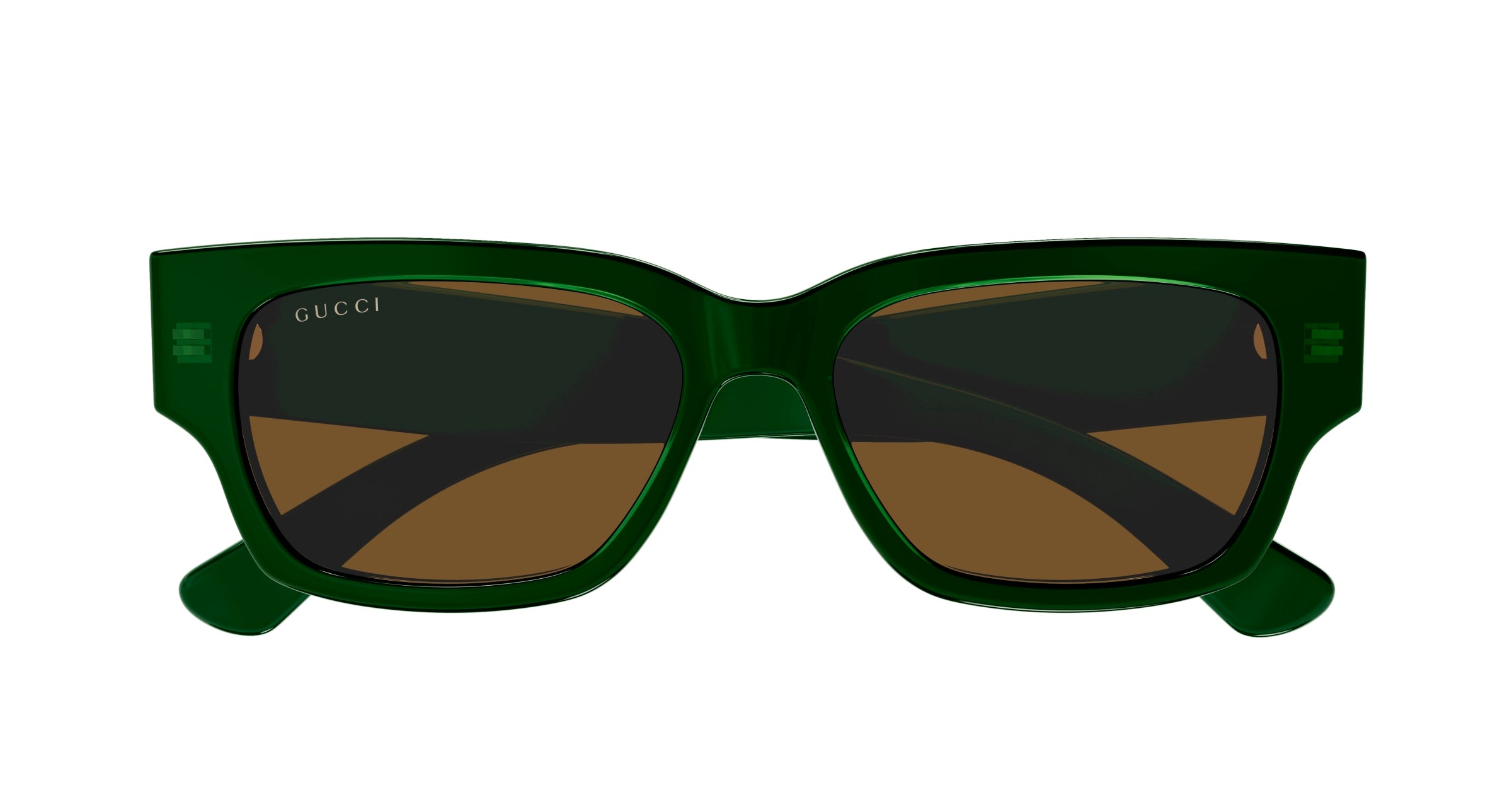 Gucci GG1794S 004 Rectangular Sunglasses Green - eye-oo.com