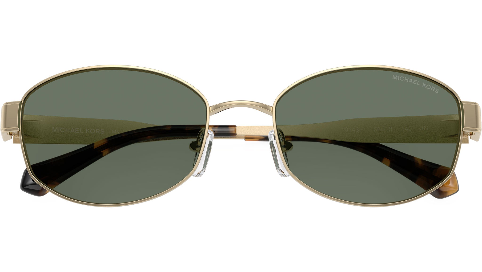 Michael Kors Brown Lens/Gold Framed Sunglasses Opticontacts.com -- Michael Kors MK1146 Portugal main image 3