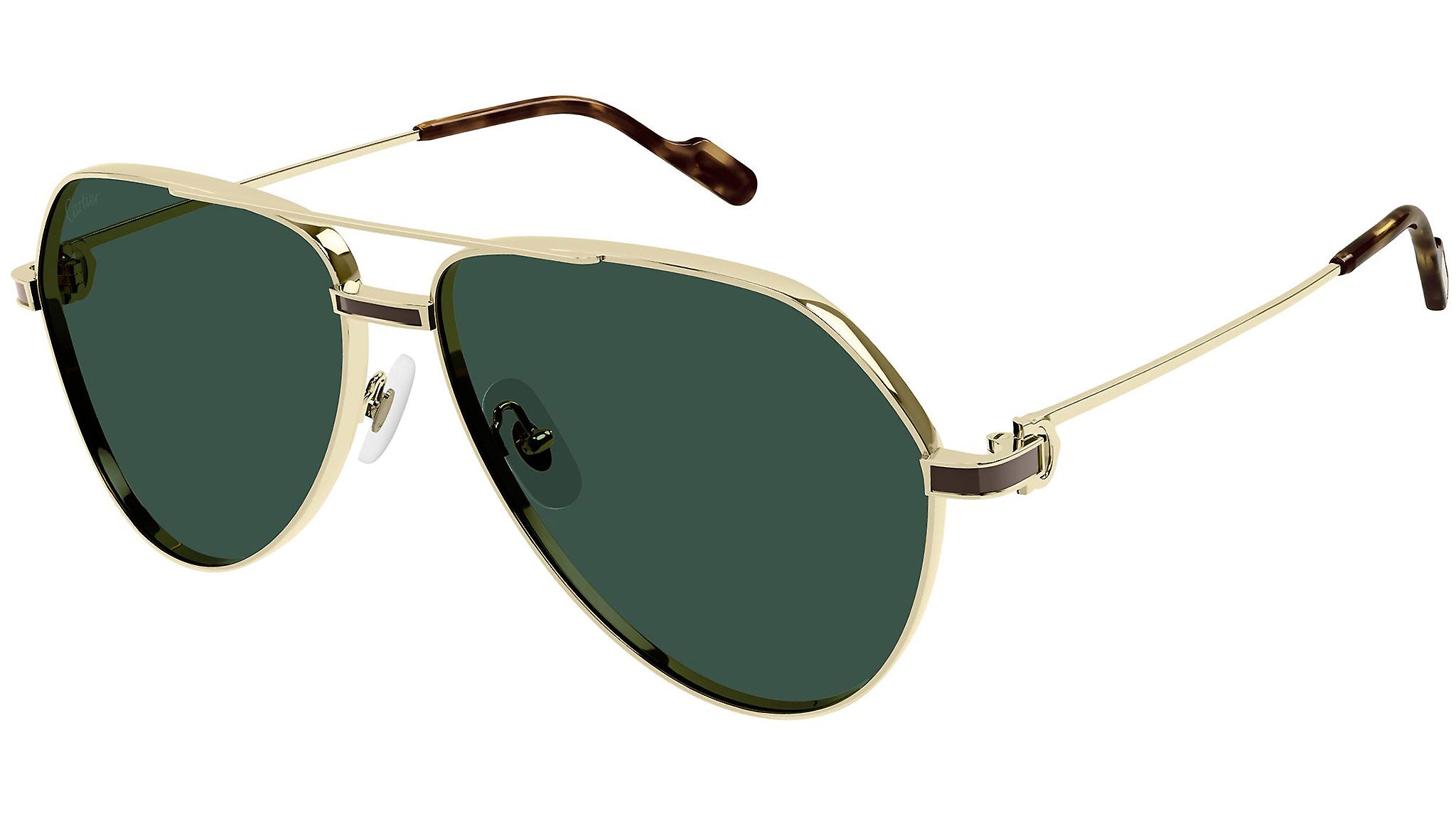 Cartier Première CT0334S Sunglasses 002 Shiny Gold - eye-oo.com