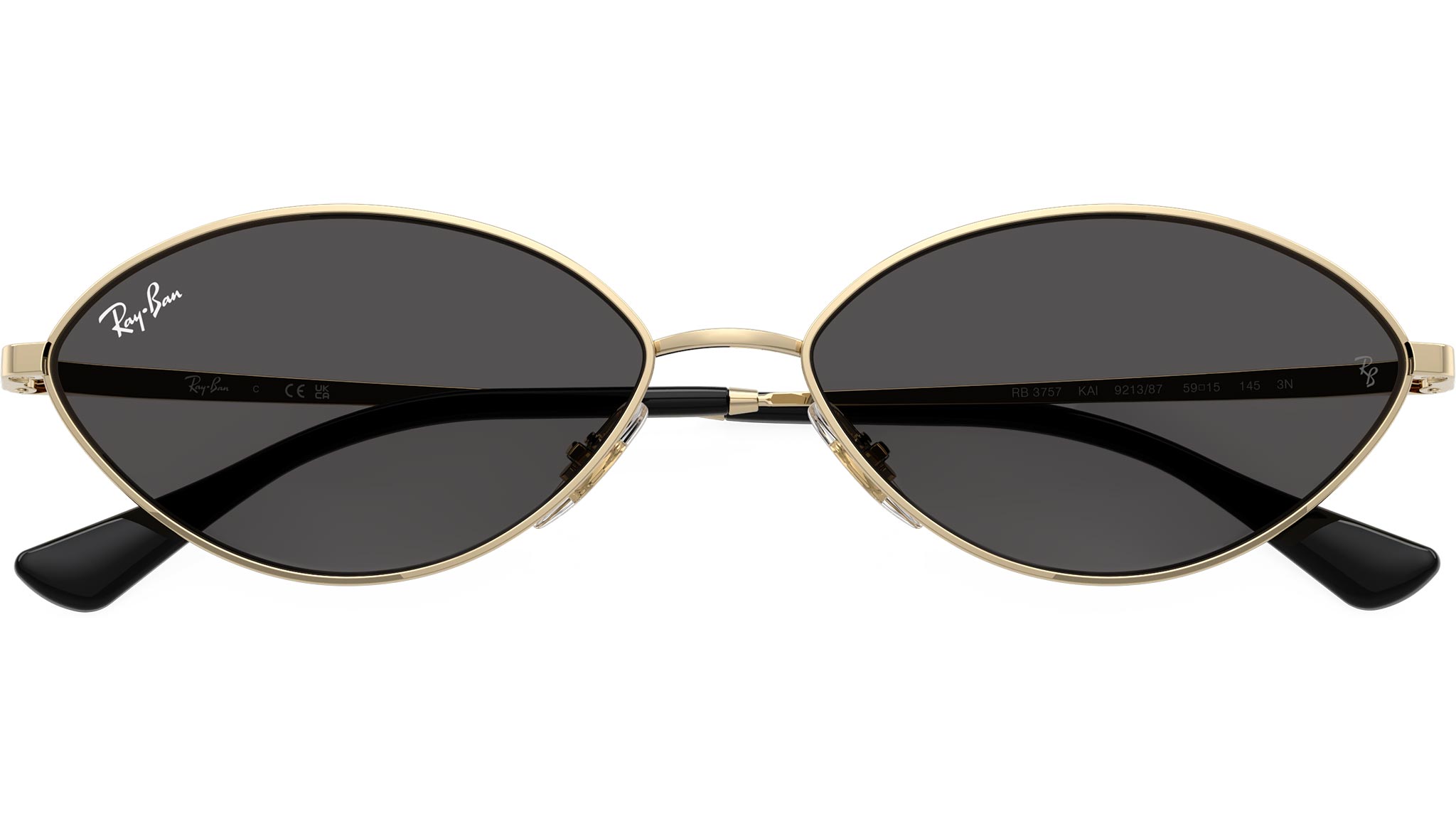 RB3757 Ray-Ban Sunglasses 921387 Pale Gold - eye-oo.com
