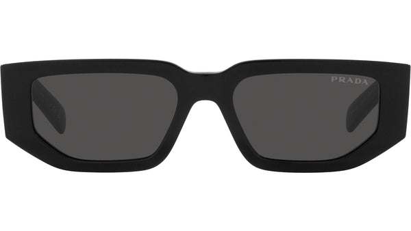 PRADA プラダ　サングラス　ロゴ　スタッズ付き　ネイビー　ワンレンズ Prada PR 09ZS 1AB5S0 Sunglasses Black - eye-oo.com