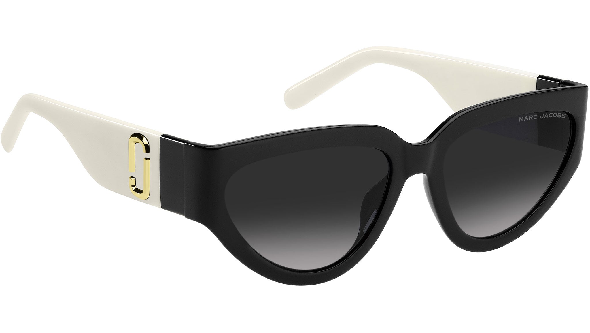 Marc Jacobs MARC 645/S 80S 9O Sunglasses Black White - eye-oo.com