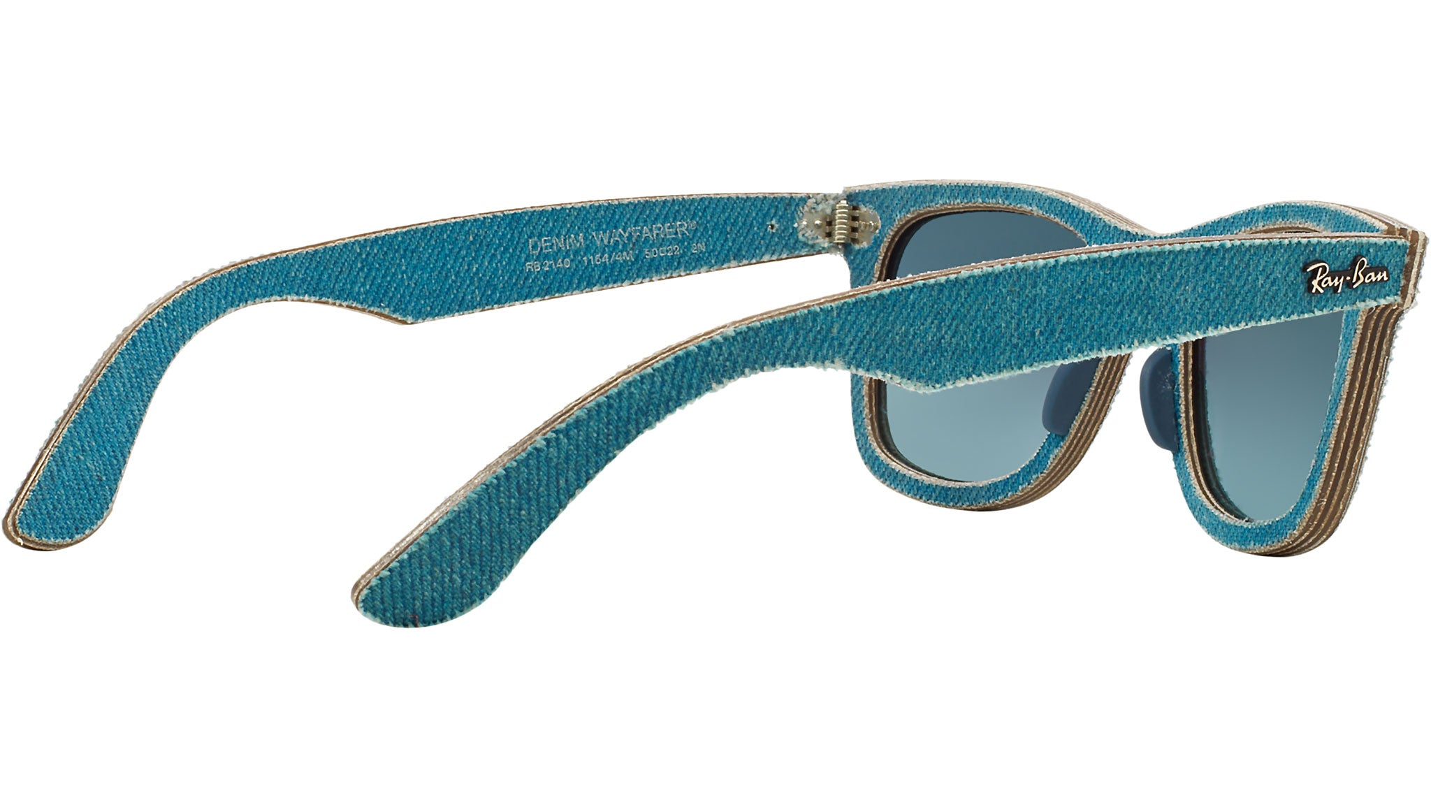 Wayfarer RB2140 11644M light blue denim - eye-oo.com