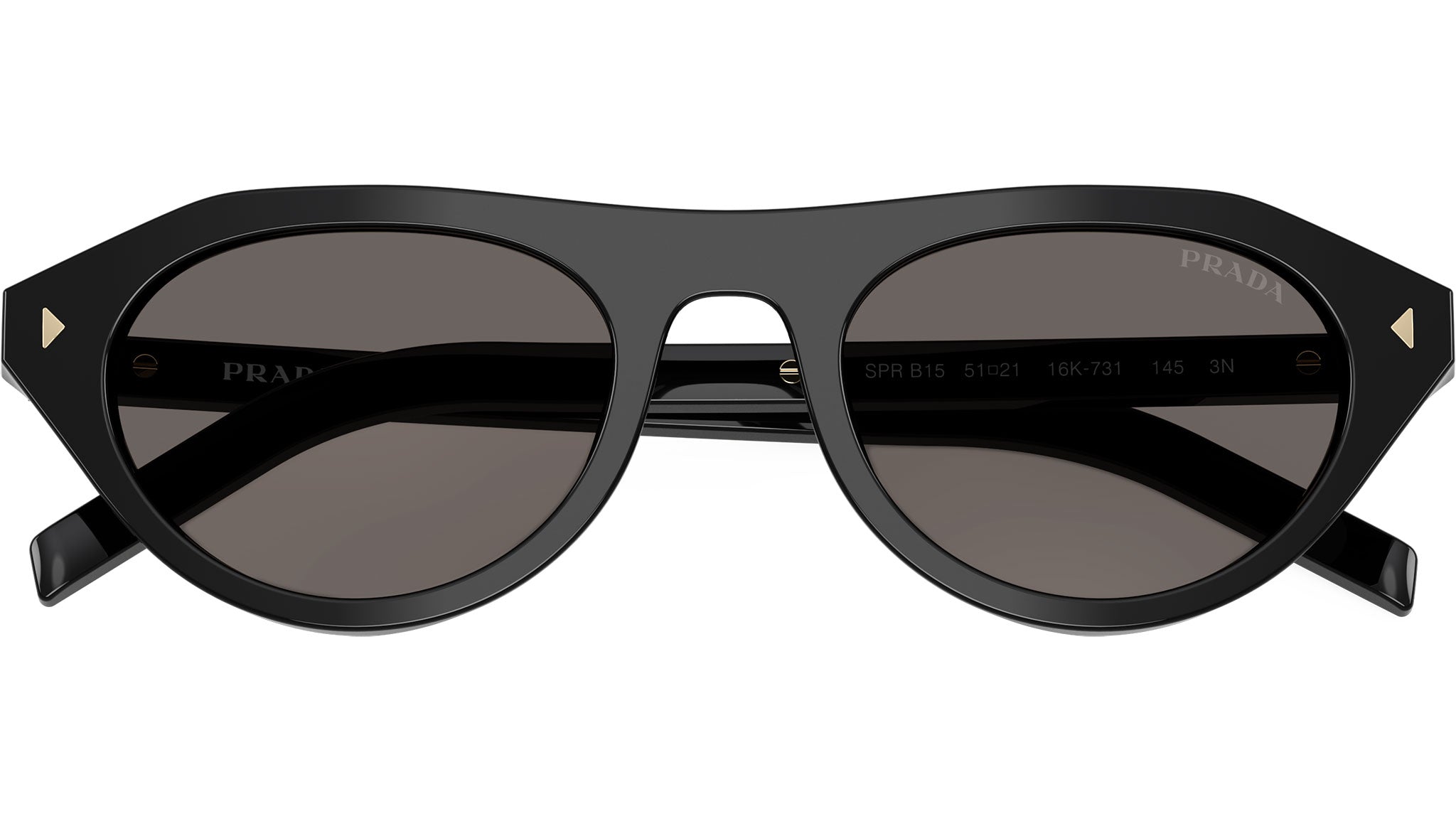 PR B15S Prada Sunglasses 16K731 Black - eye-oo.com